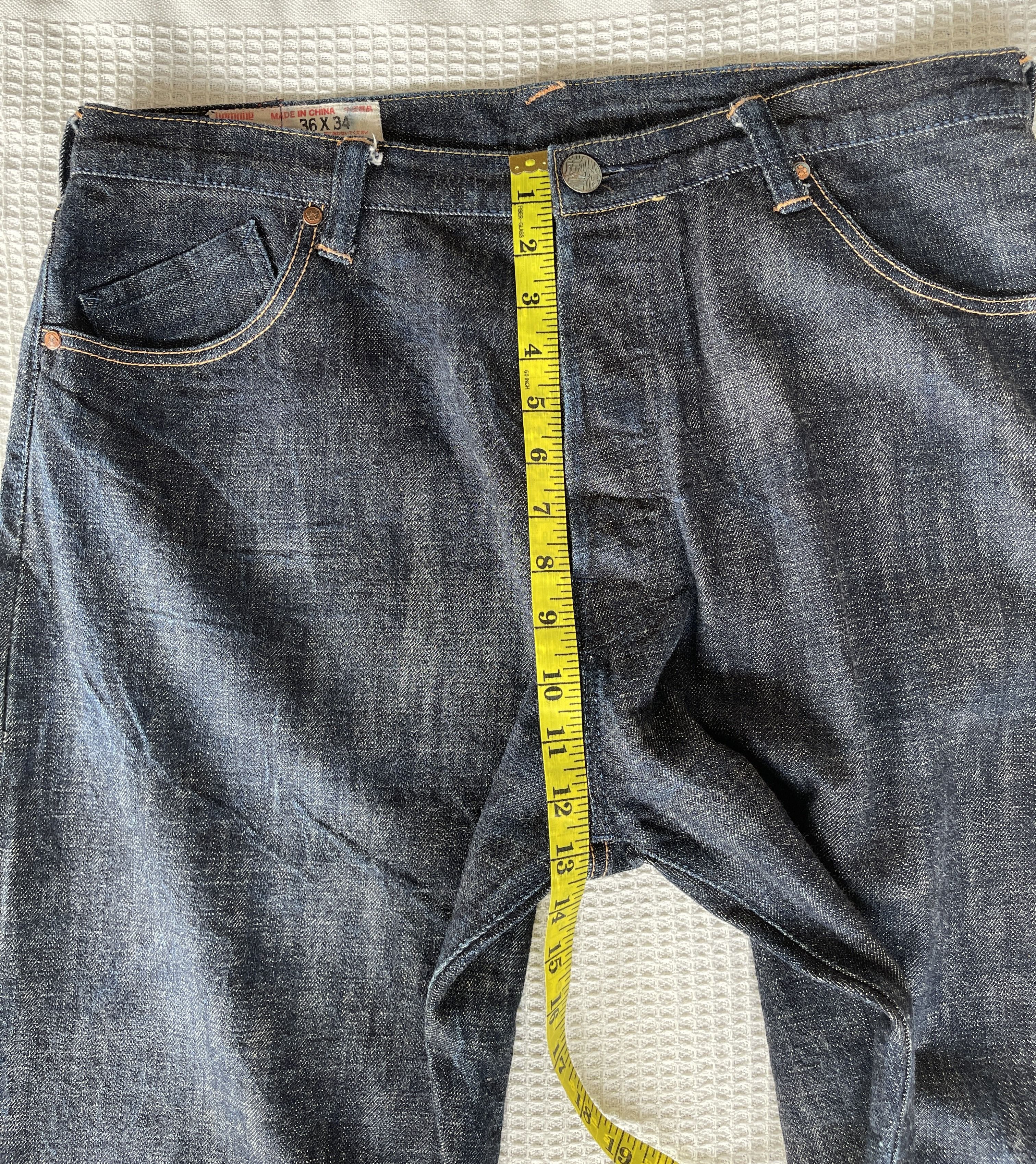 Evisu Designed Evisu Collaboration🔥Embroidered Selvedge Denim Size US 36 / EU 52 - 5 Thumbnail