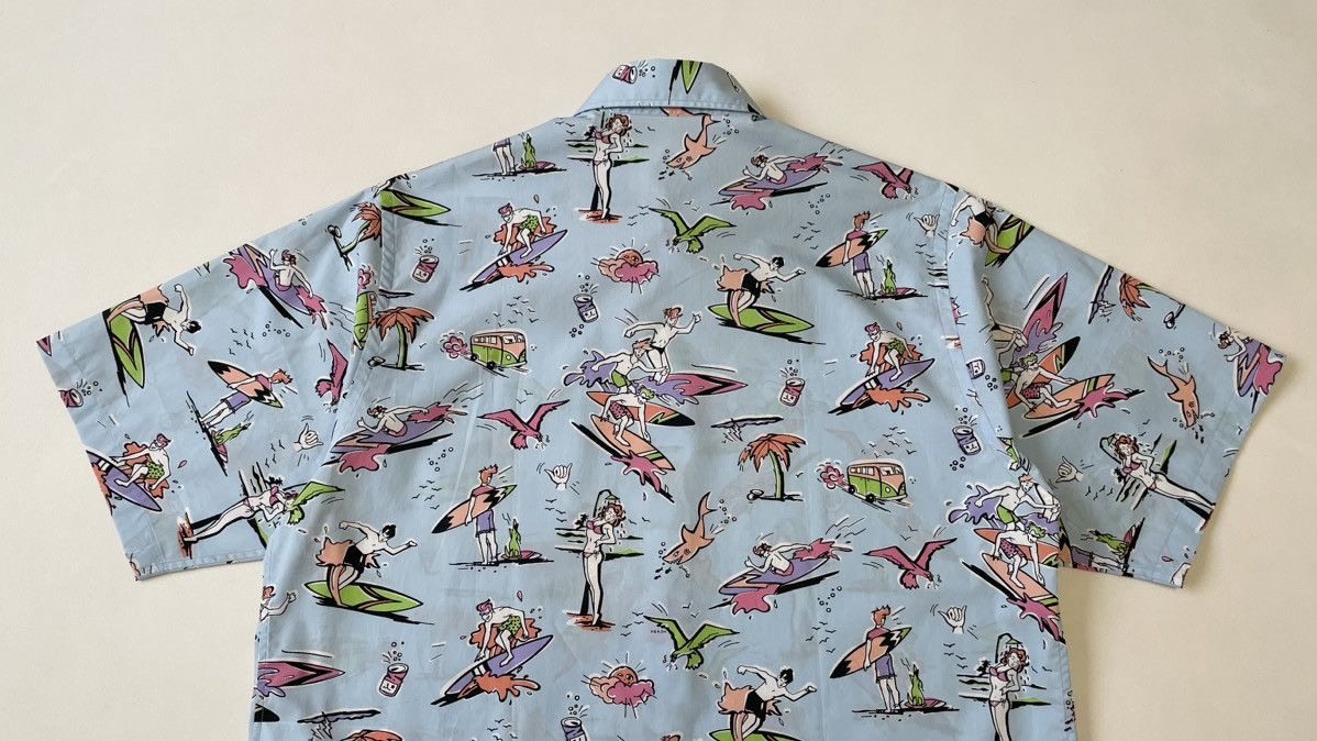 Prada S/S 12 ‘Surf’ Print Short Sleeve Shirt Size US L / EU 52-54 / 3 - 16 Thumbnail