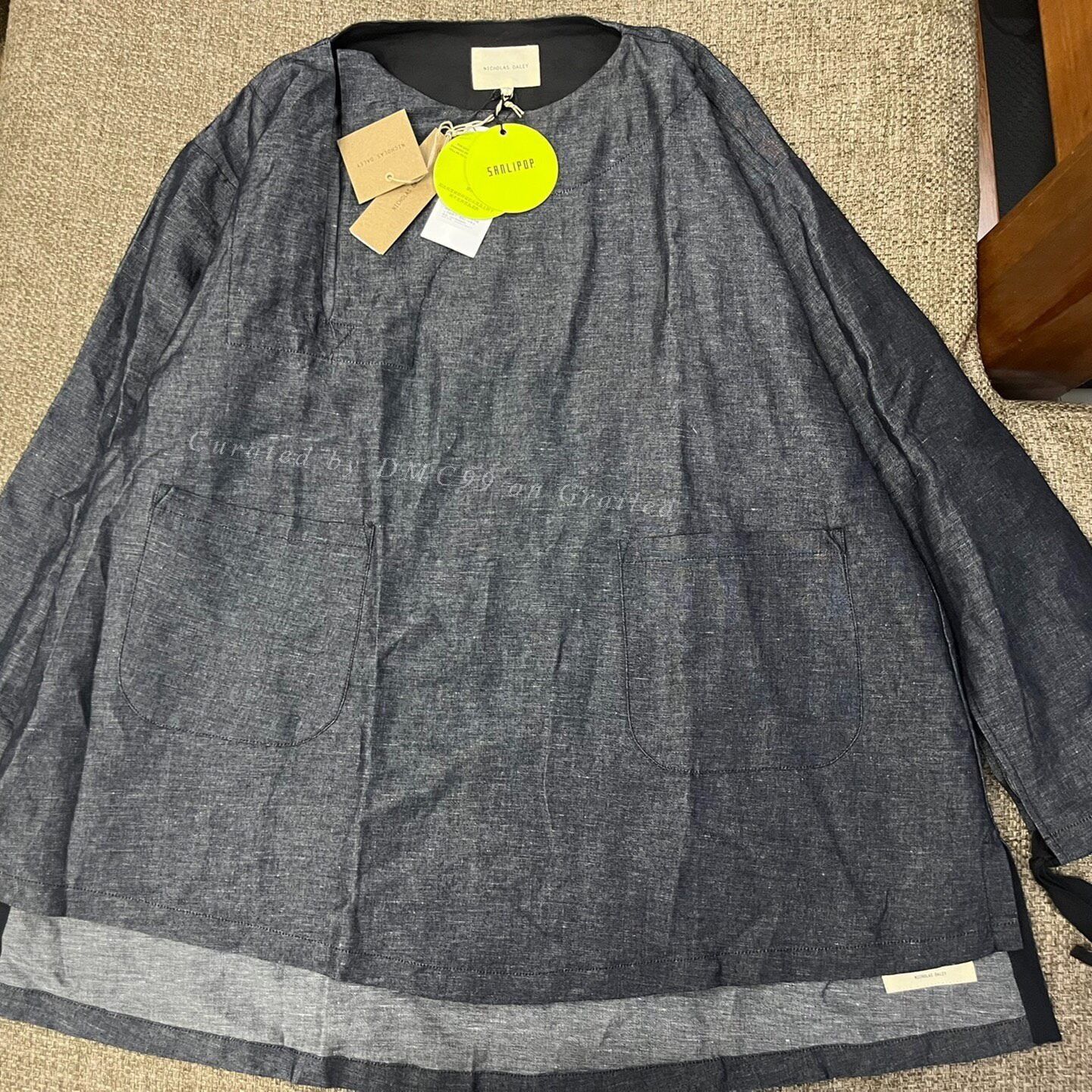 Nicholas Daley Nicholas Daley Cotton-Linen Pullover Shirt Jacket Size US XXS / EU 40 - 1 Thumbnail