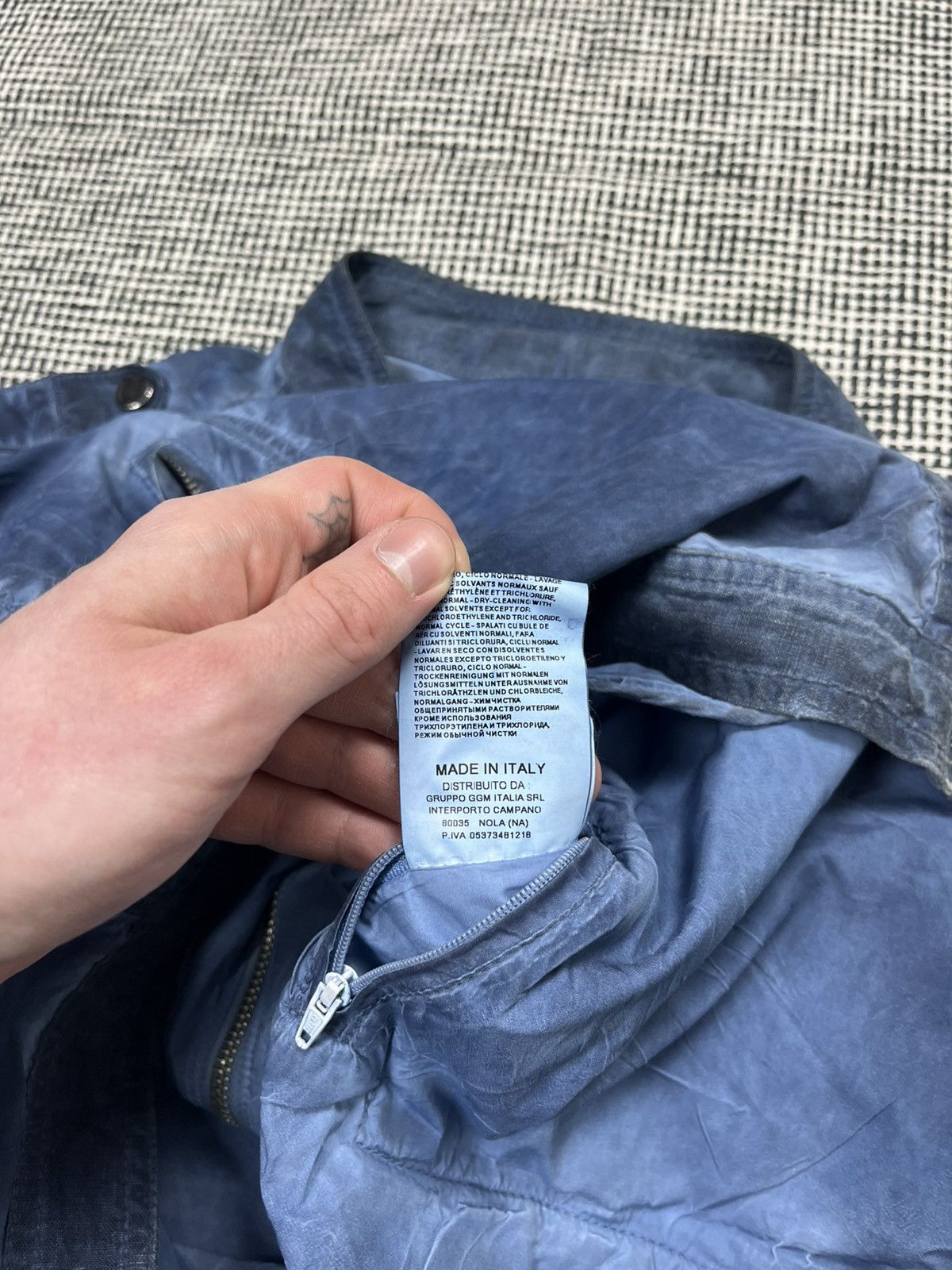 HAMAKI-HO × Japanese Brand hamaki-ho blue dyed biker bomber jacket Japanese style Size US L / EU 52-54 / 3 - 6 Thumbnail