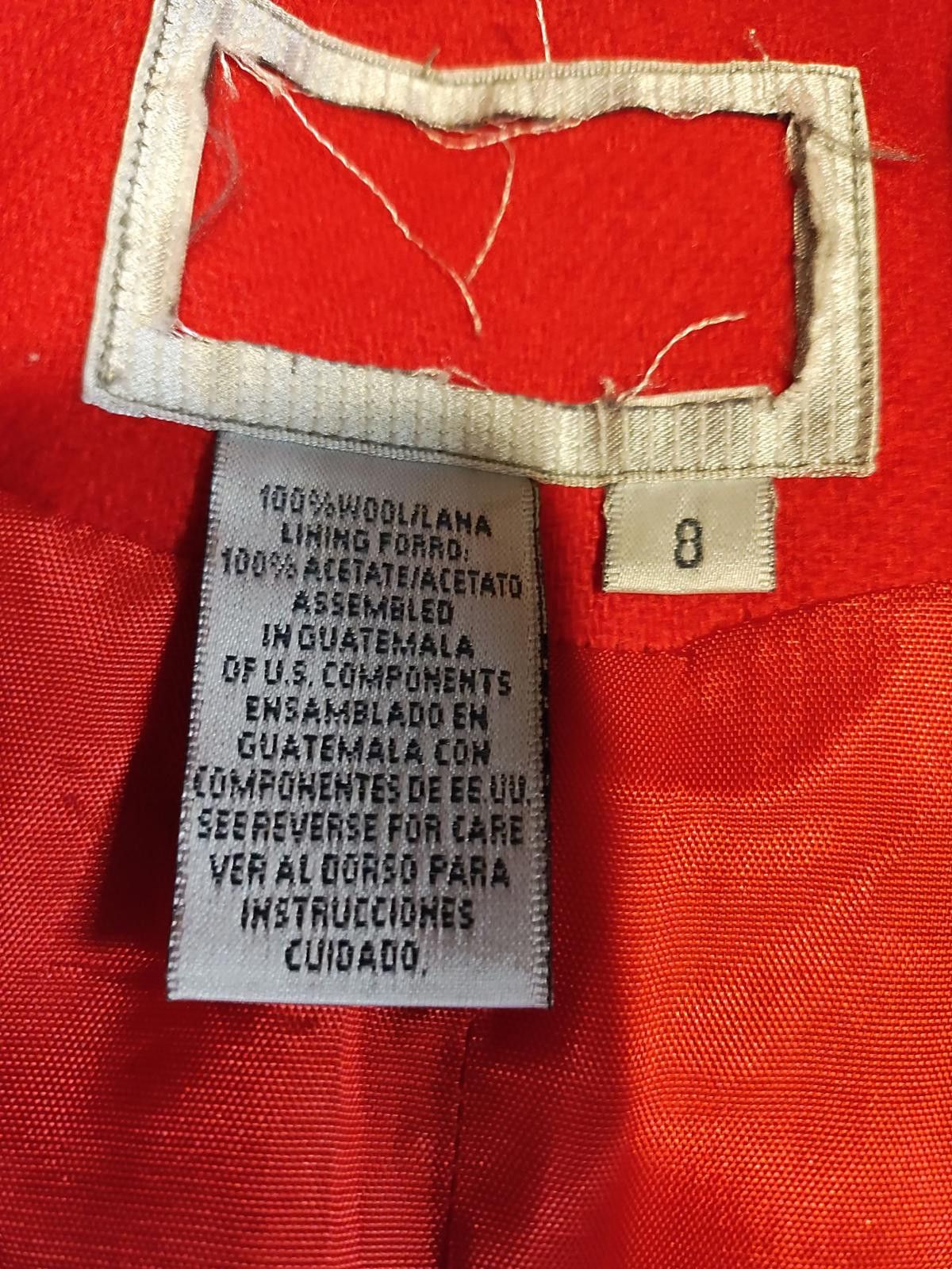 Unknown London Women's Red Single-Button Blazer Size M / US 6-8 / IT 42-44 - 7 Thumbnail