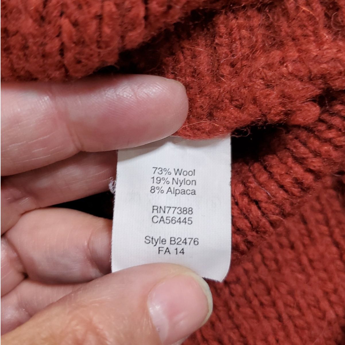 Madewell Madewell | Firelight Wool & Alpaca Blend Cable Sweater | XS Size XS / US 0-2 / IT 36-38 - 9 Thumbnail
