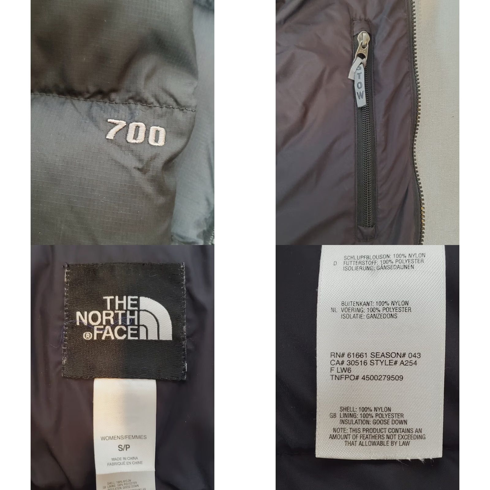 The North Face VINTAGE The North Face Nuptse 700 Down Puffer Jacket TNF Black Women’s S Jacket Size S / US 4 / IT 40 - 8 Thumbnail
