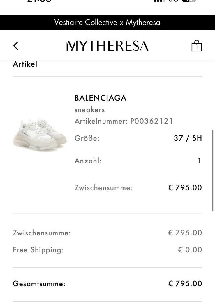 Balenciaga Balenciaga Triple S Clear Sole - White Size US 6 / IT 36 - 8 Thumbnail