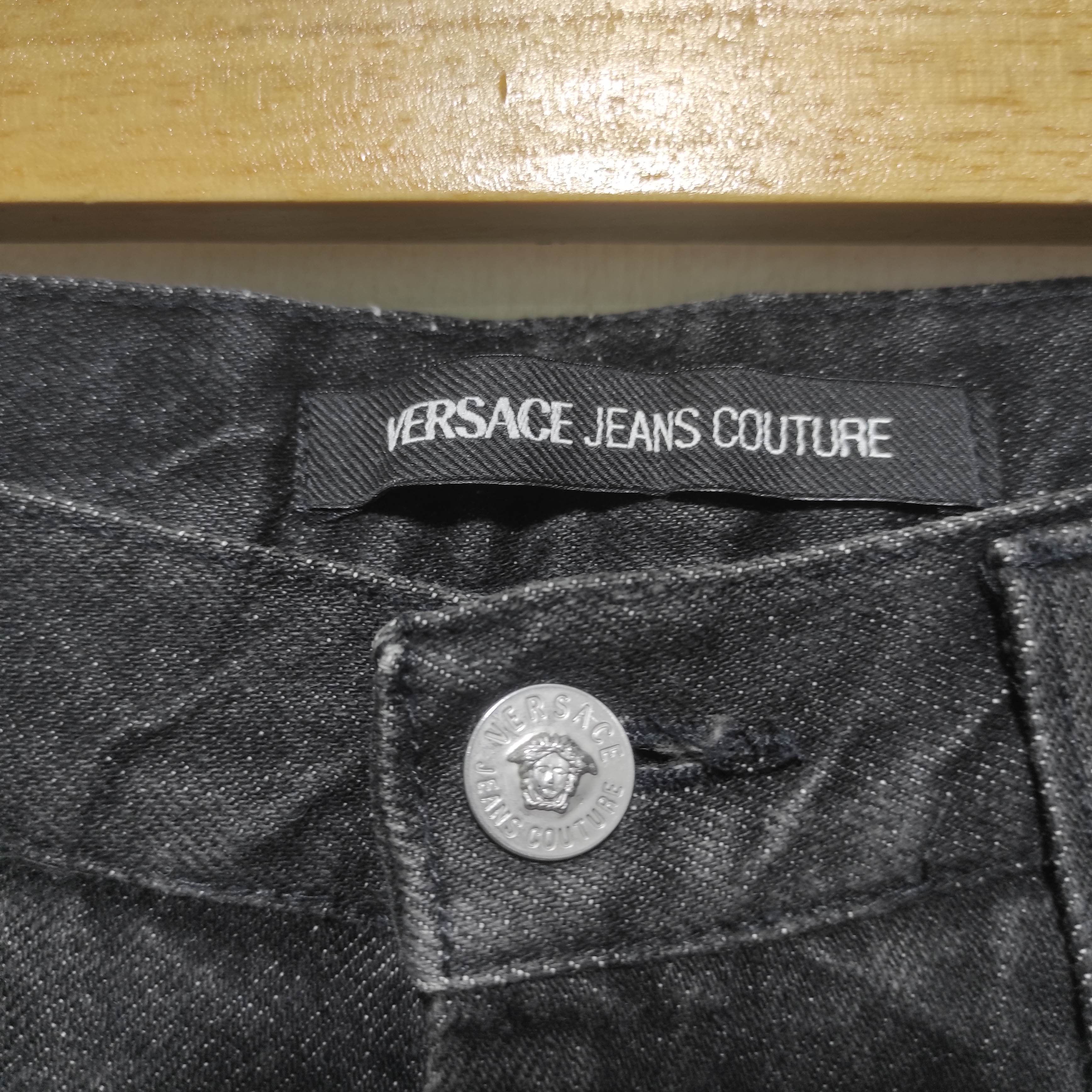 Versace Versace Jeans Couture Black Denim Size US 30 / EU 46 - 5 Thumbnail
