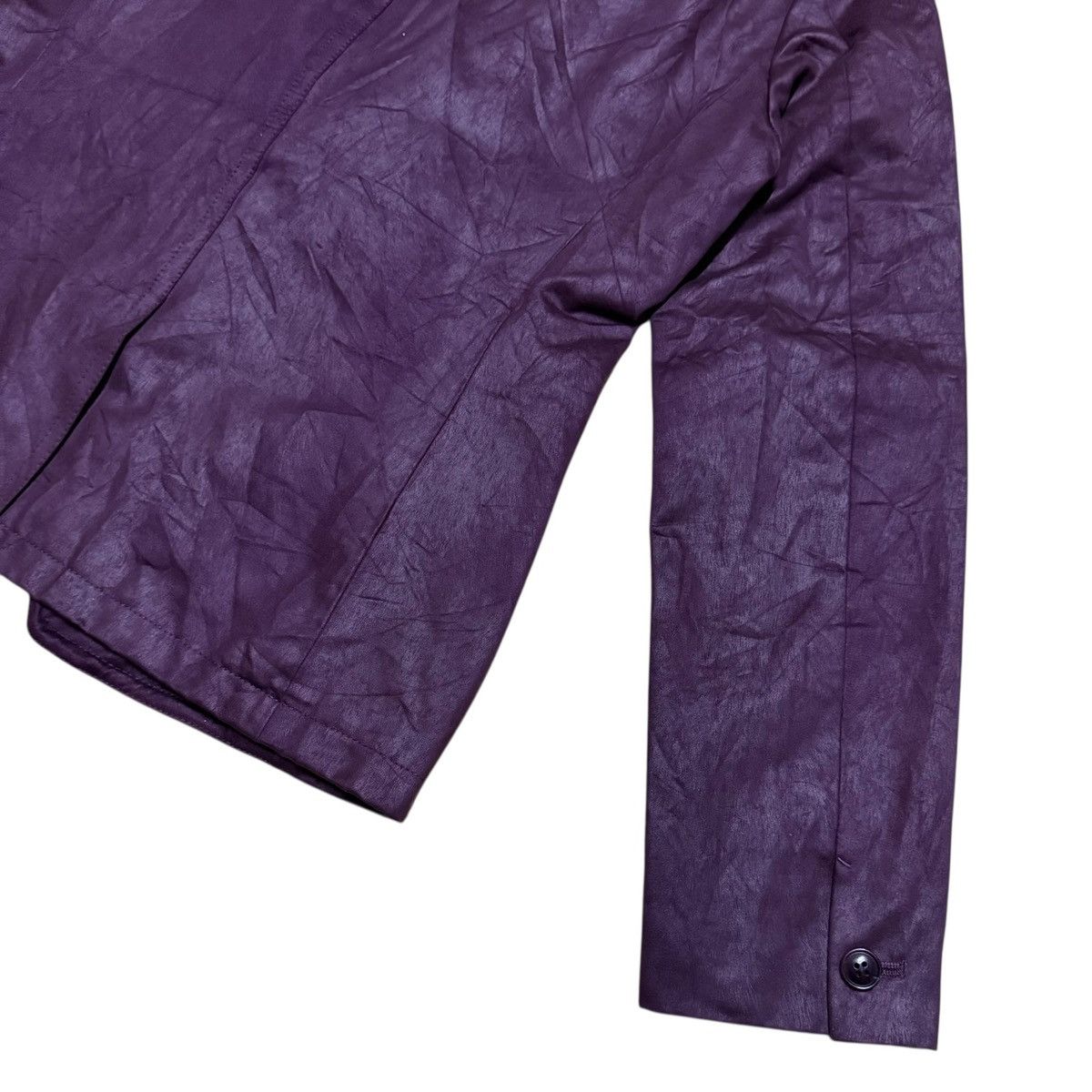 Tornado Mart Tornado Mart Glossy Minimalist Blazer Jacket Size 40R - 6 Thumbnail