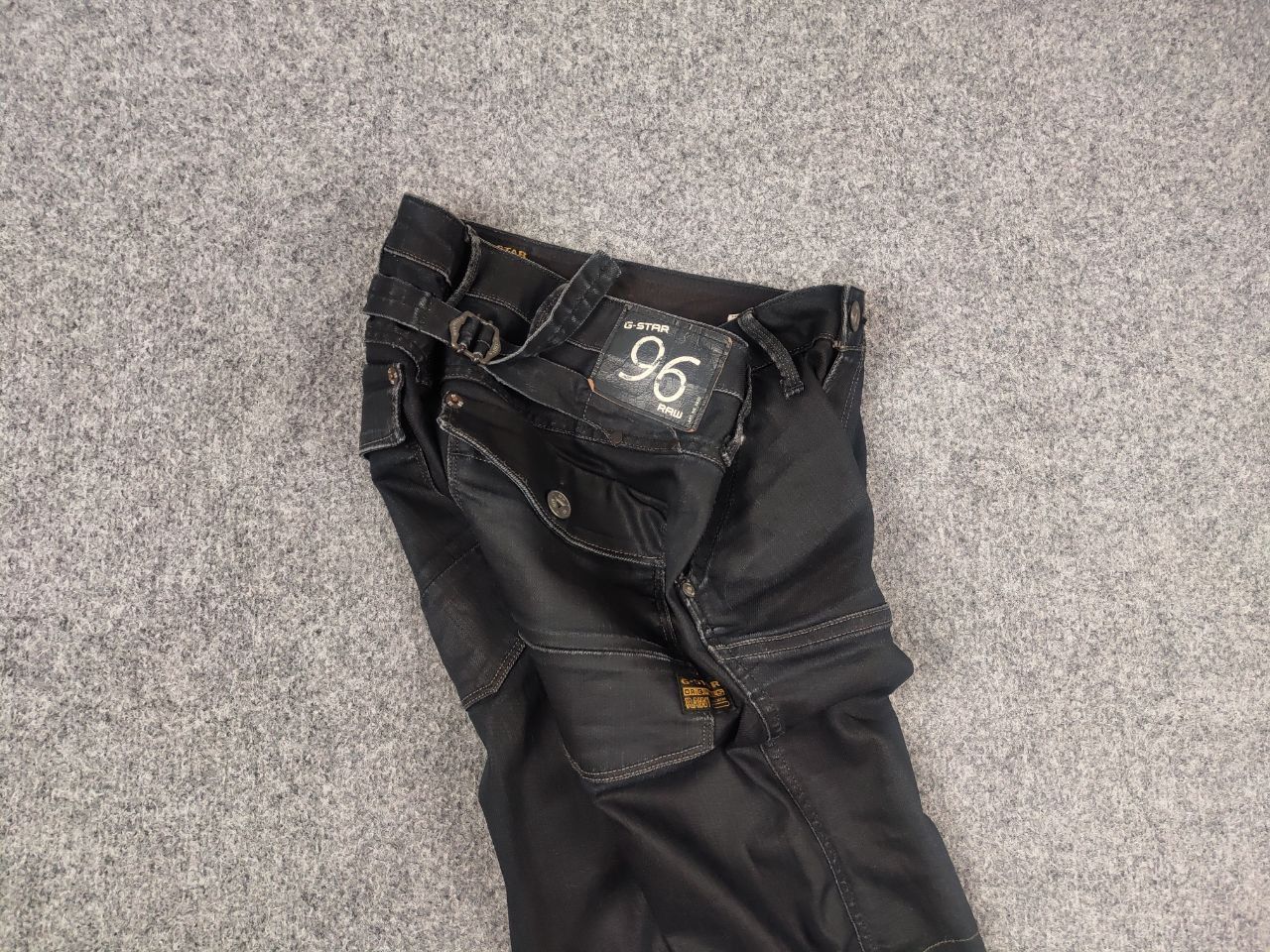 G-Star Vintage G-Star RAW 5620 Elwood Waxed Embro Jeans LGB Y2K Size US 29 - 10 Thumbnail