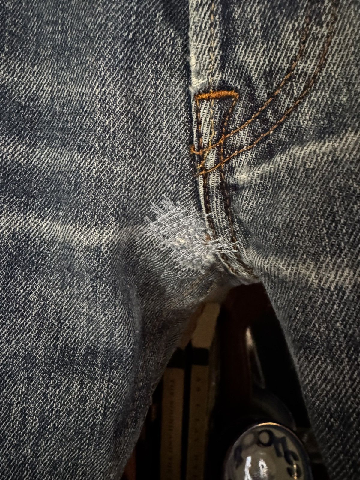 Levi's Levi’s x RE/DONE Distressed Denim Size US 34 / EU 50 - 4 Thumbnail
