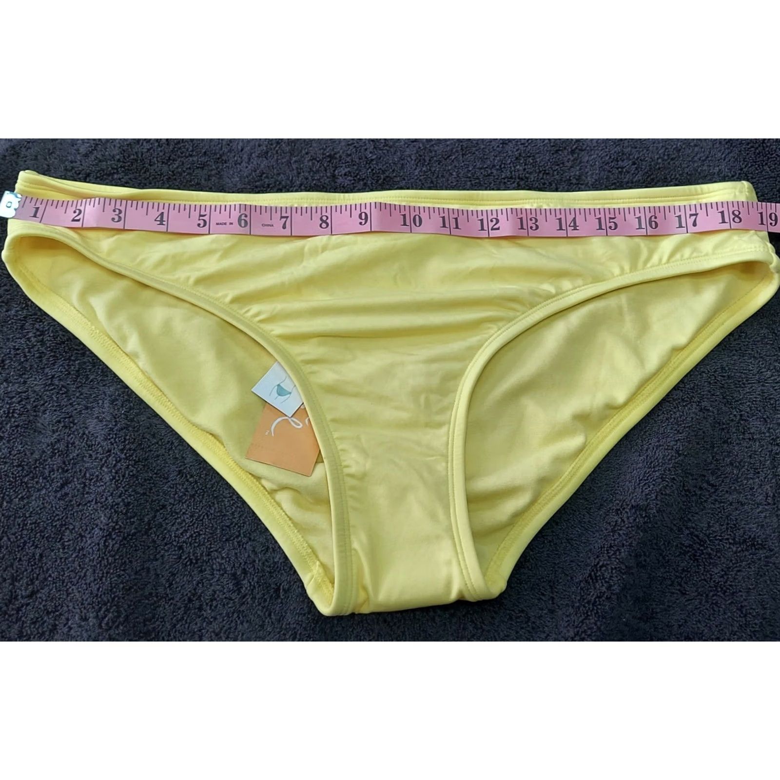 Vintage Kona Sol Bikini Bottoms Hipster Yellow XL Women’s Size 40" / US 18 - 6 Thumbnail