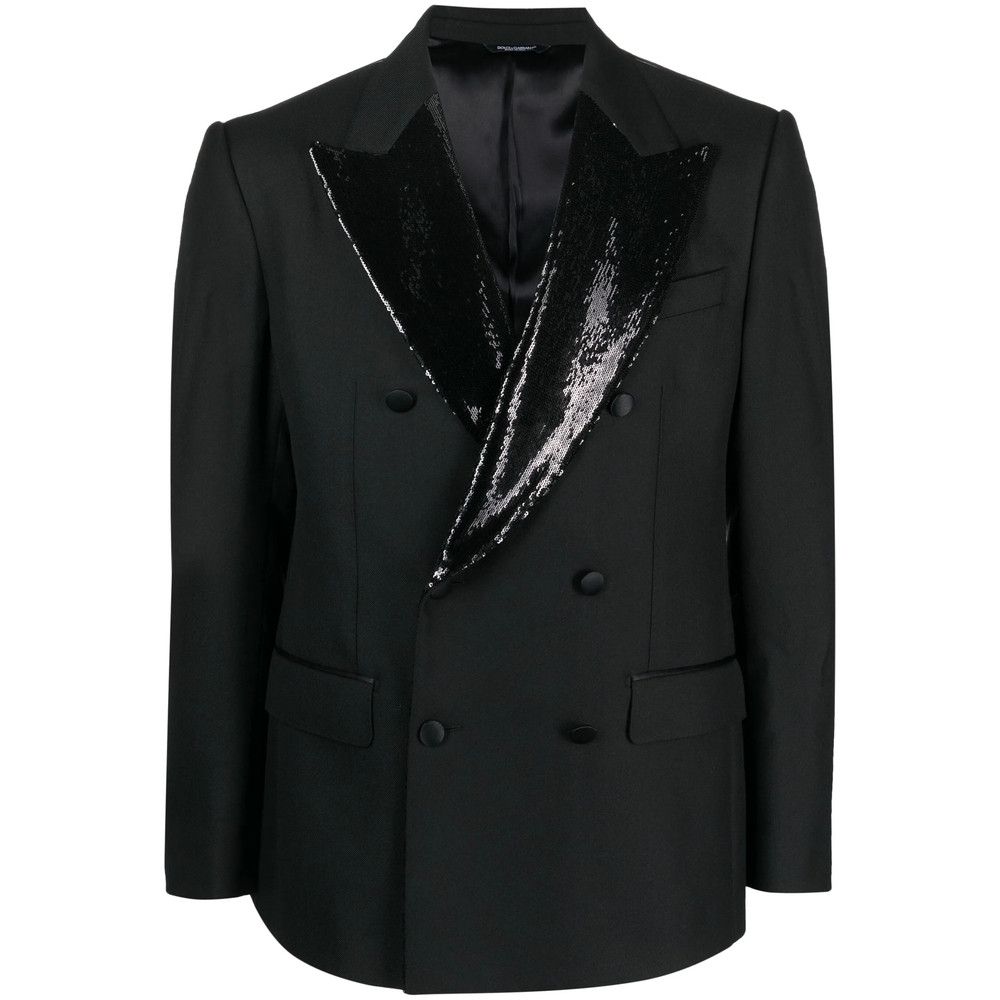 Dolce & Gabbana Dolce & Gabbana BLACK Jackets - Blazers Size US XL / EU 56 / 4 - 1 Thumbnail