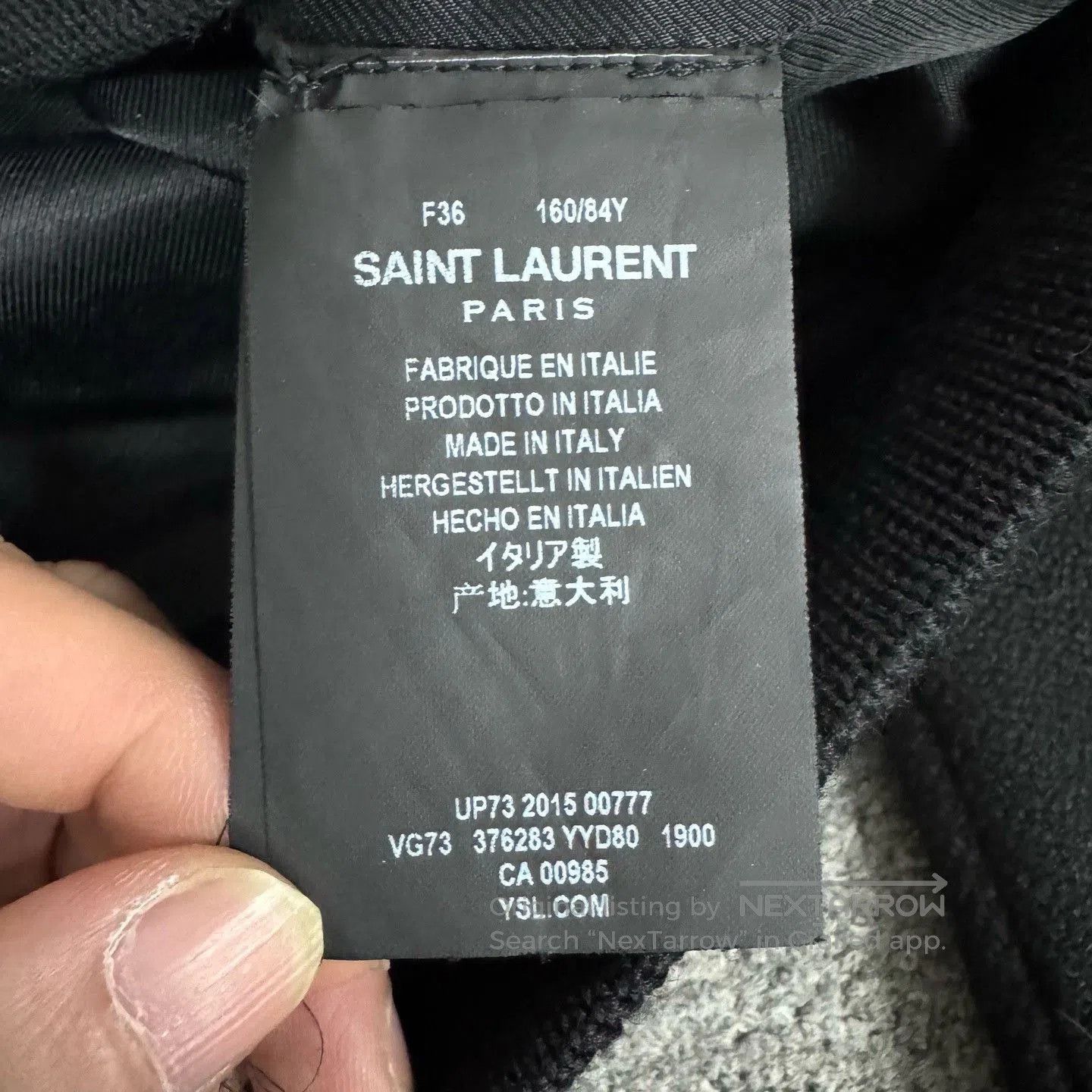 Saint Laurent Paris Saint Laurent Black White Varsity Jacket. Size US M / EU 48-50 / 2 - 6 Thumbnail