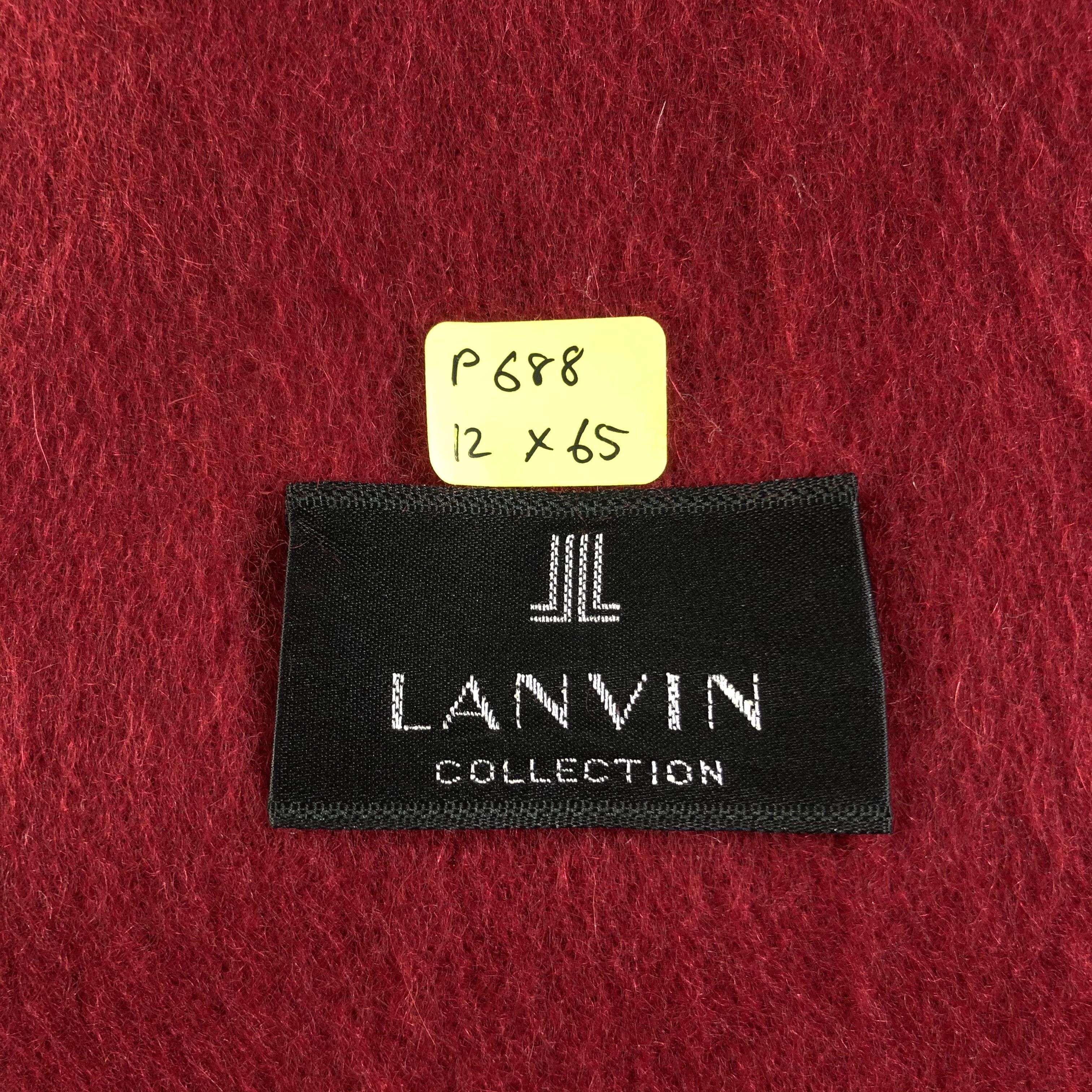Lanvin Lanvin Cashmere Scarf / Muffler / Neckwear P688 Size ONE SIZE - 7 Thumbnail