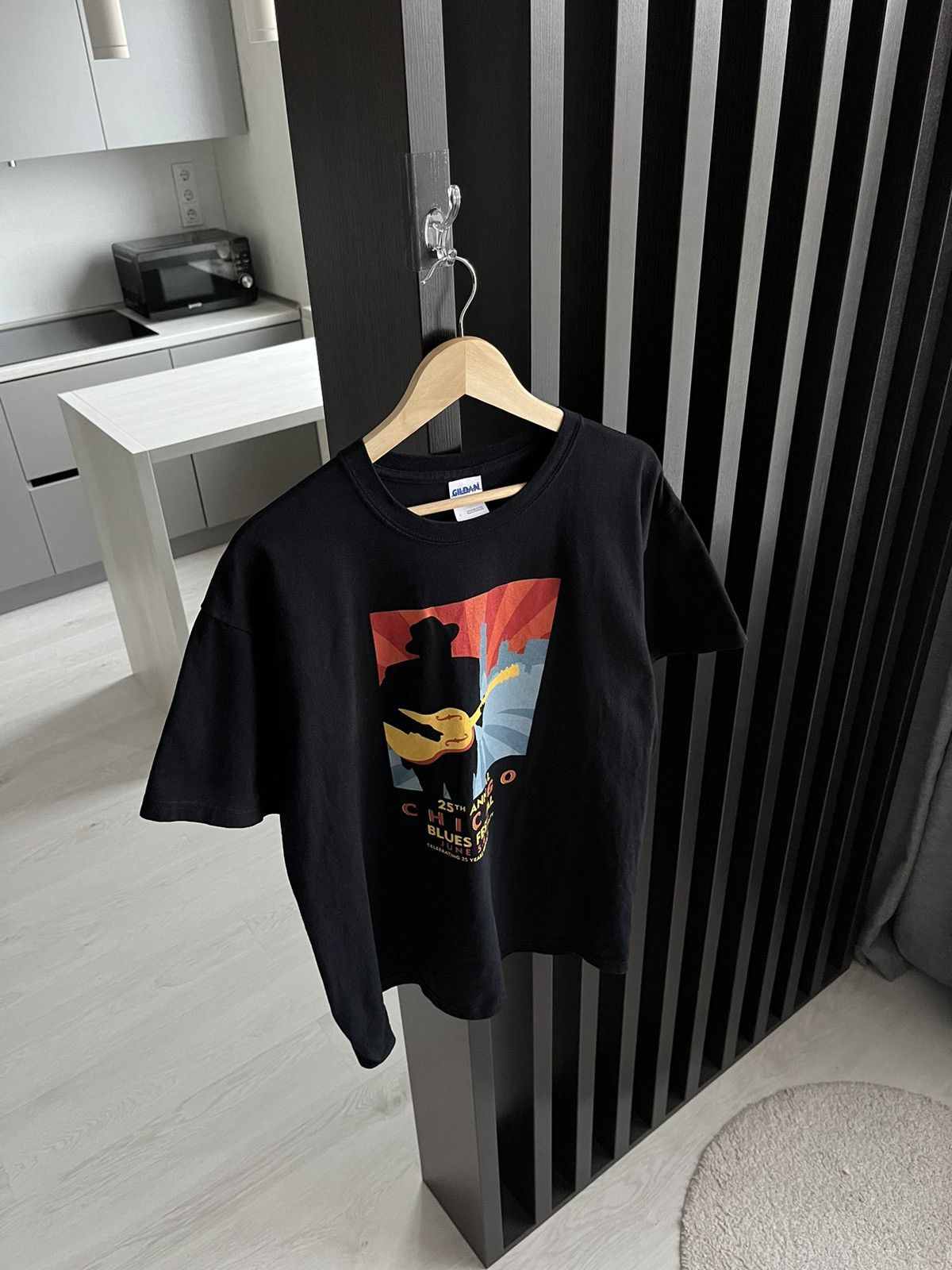 Gildan × Vintage 25th Annual Chicago Blues Festival 2008 BB King Beige Gildan Size US L / EU 52-54 / 3 - 3 Thumbnail