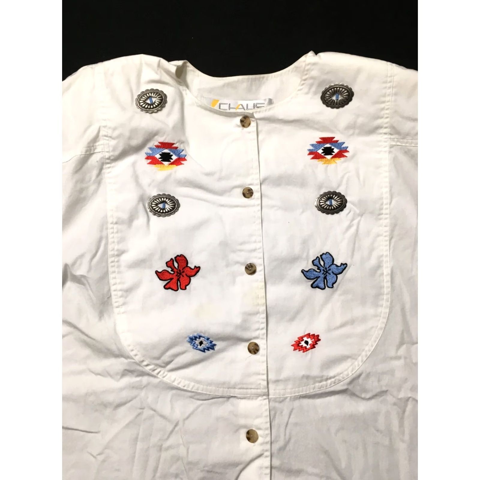 Vintage VINTAGE Chaus Shirt Women XS? No exact: Size 12. Size XL / US 12-14 / IT 48-50 - 2 Thumbnail