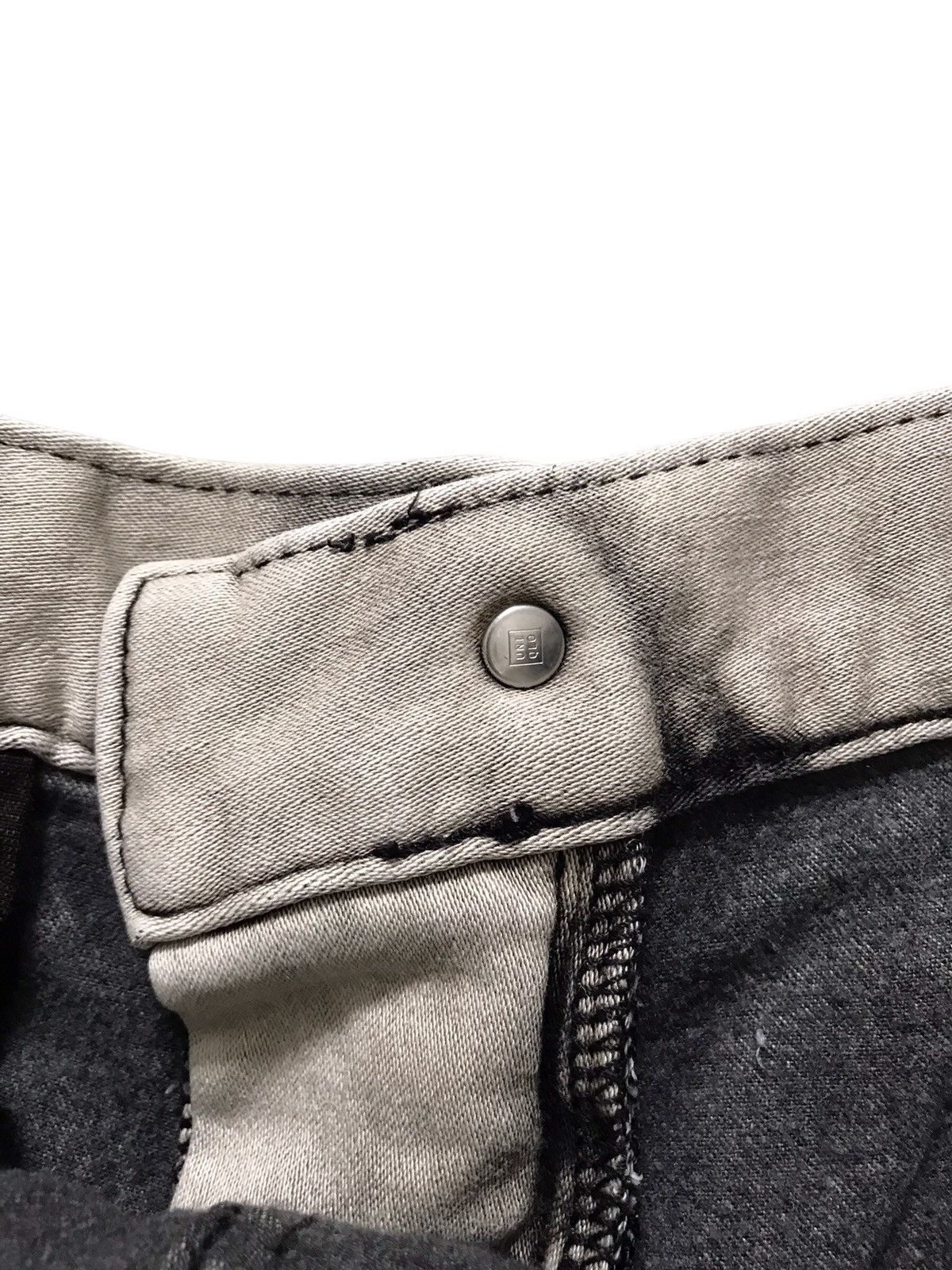 Japanese Brand Uniqlo Bleach Acid Wash Heattech Stretchable Denim Jeans Size US 31 - 9 Thumbnail