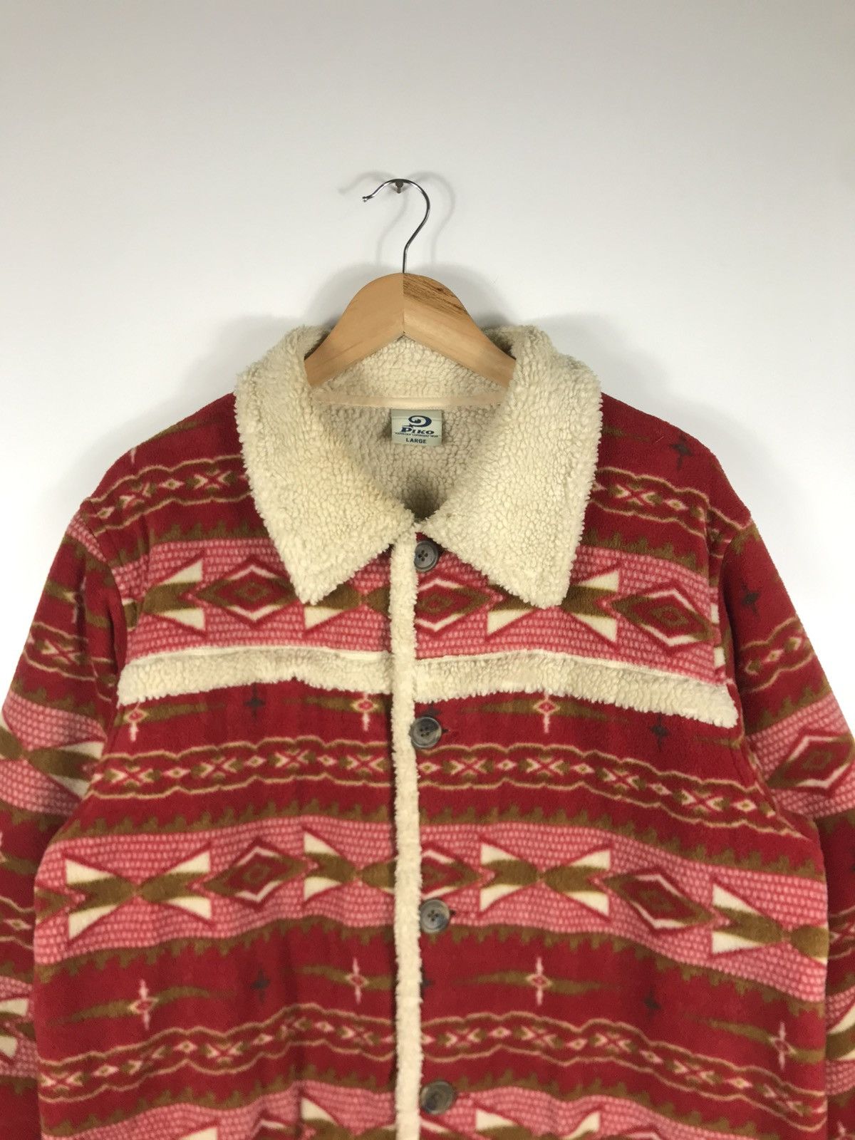 Vintage ⚡️Vintage Piko Hawaiian Navajo Sherpa Button Jacket Size US L / EU 52-54 / 3 - 4 Thumbnail