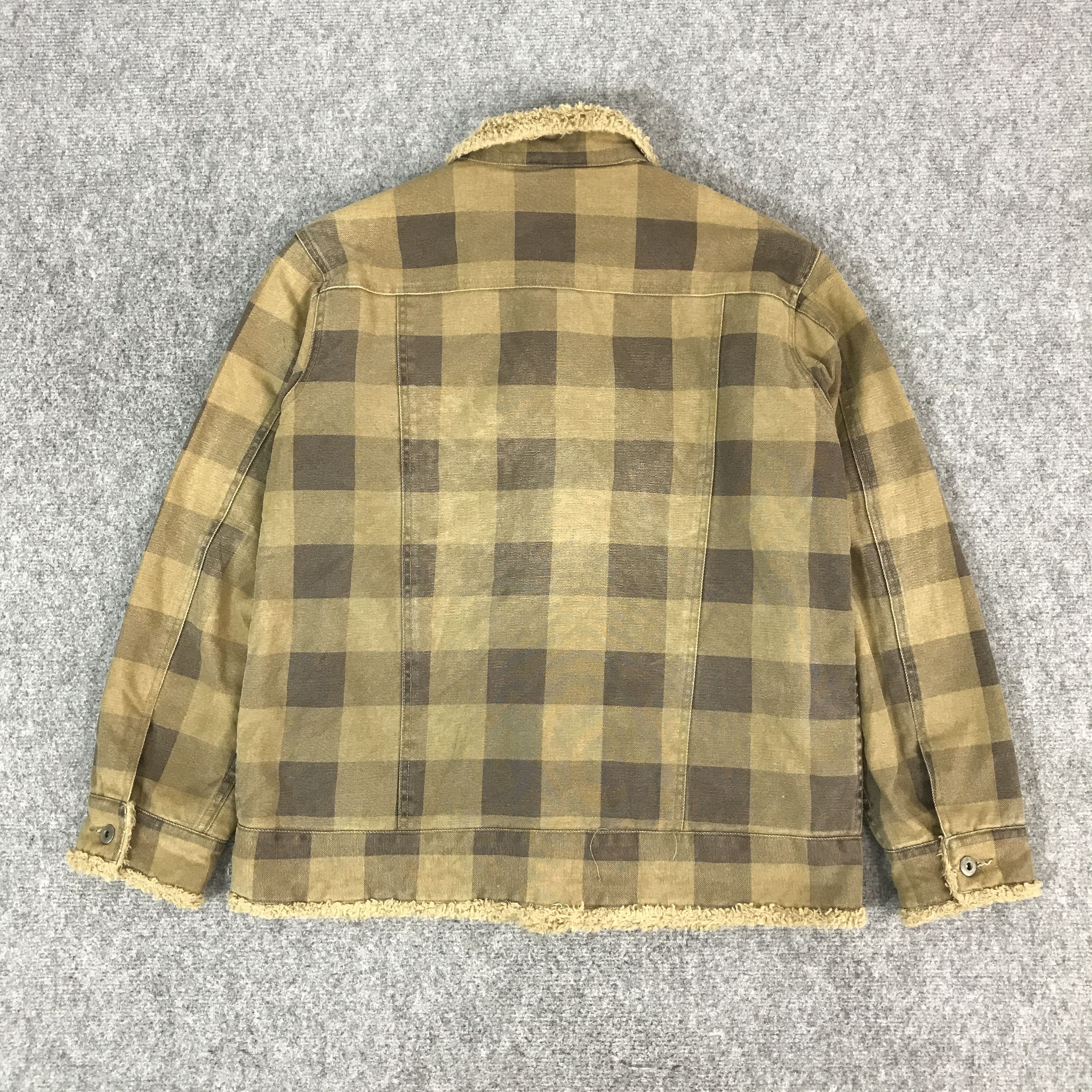 Japanese Brand SKY WALK RANCH TARTAN STYLE BUTTON JACKET Size US M / EU 48-50 / 2 - 3 Thumbnail