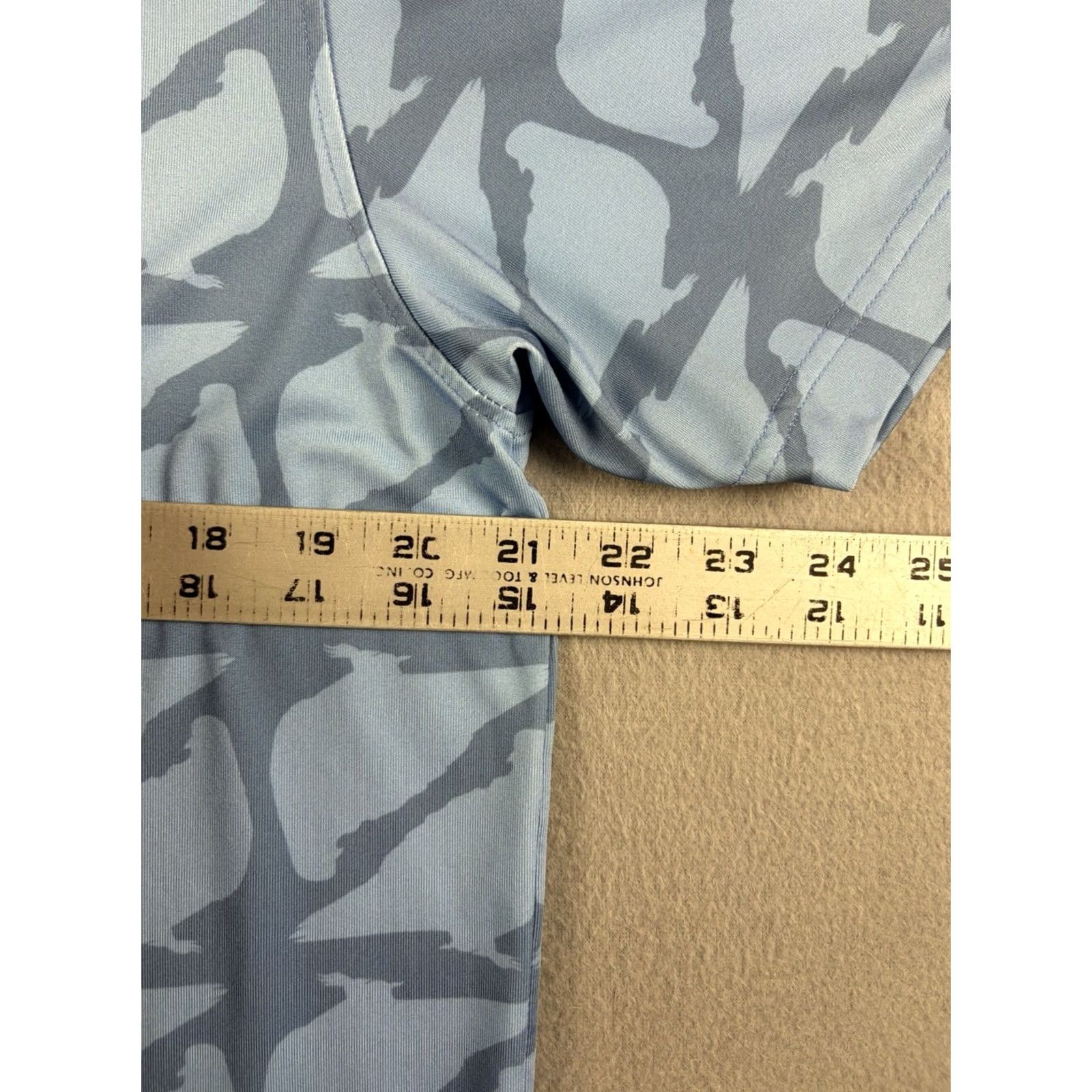 Vintage Waddaplaya Golf Sidekick Polo Shirt Mens M Blue Feather Print Performance AOP Polo Shirt Size US M / EU 48-50 / 2 - 5 Thumbnail