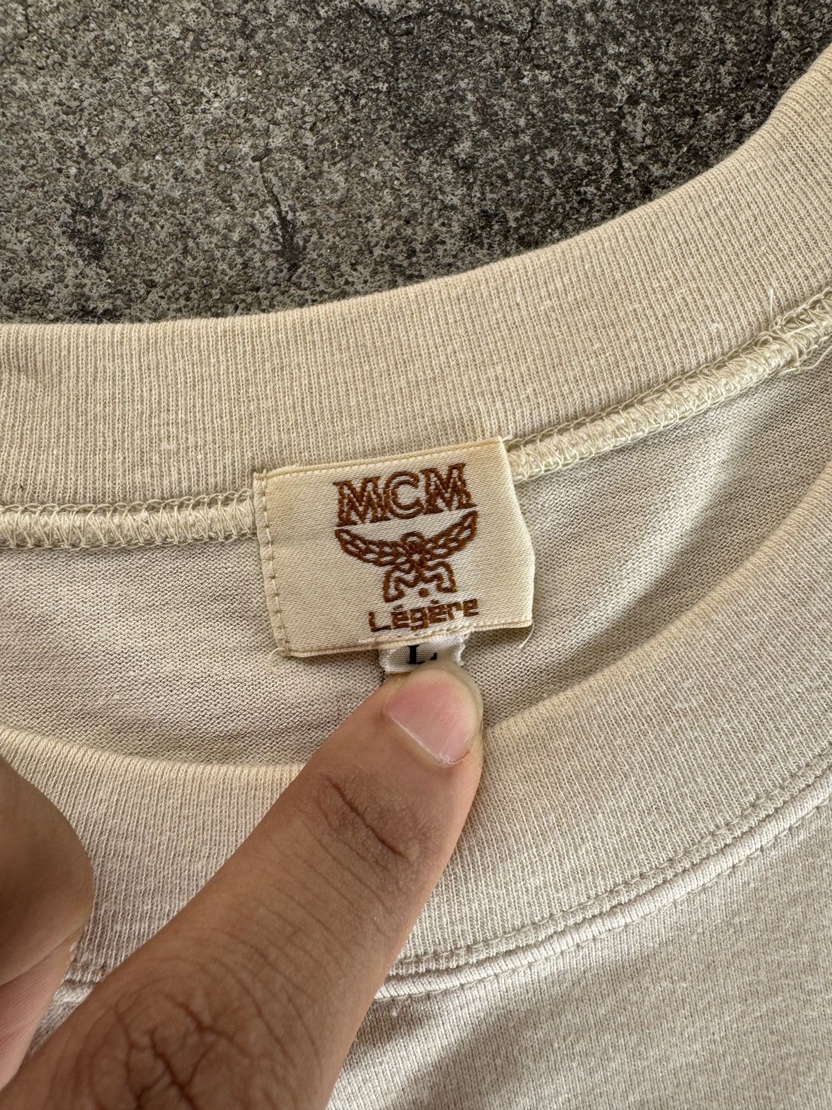 MCM Vintage MCM Legere Big Logo Tee Size US L / EU 52-54 / 3 - 4 Thumbnail