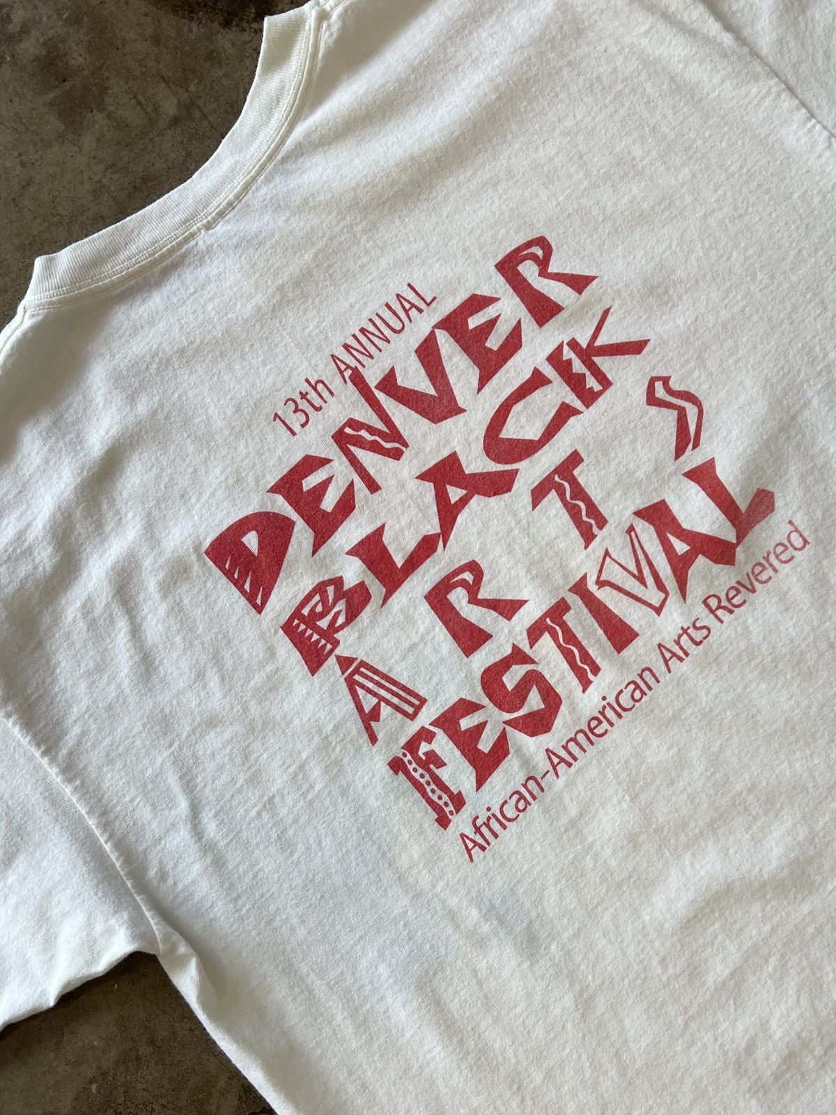 Vintage Vintage 1997 Black History Black Arts Festival Denver Tee XL Size US XL / EU 56 / 4 - 4 Thumbnail