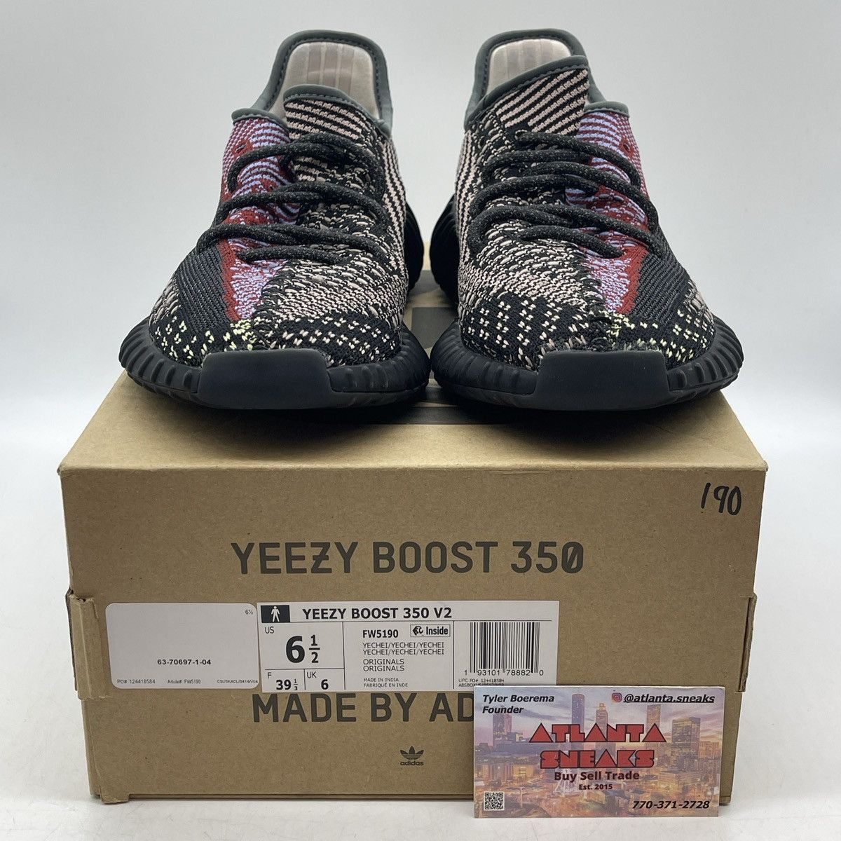 Adidas Yeezy boost 350 yecheil non reflective Size US 6.5 / EU 39-40 - 2 Thumbnail