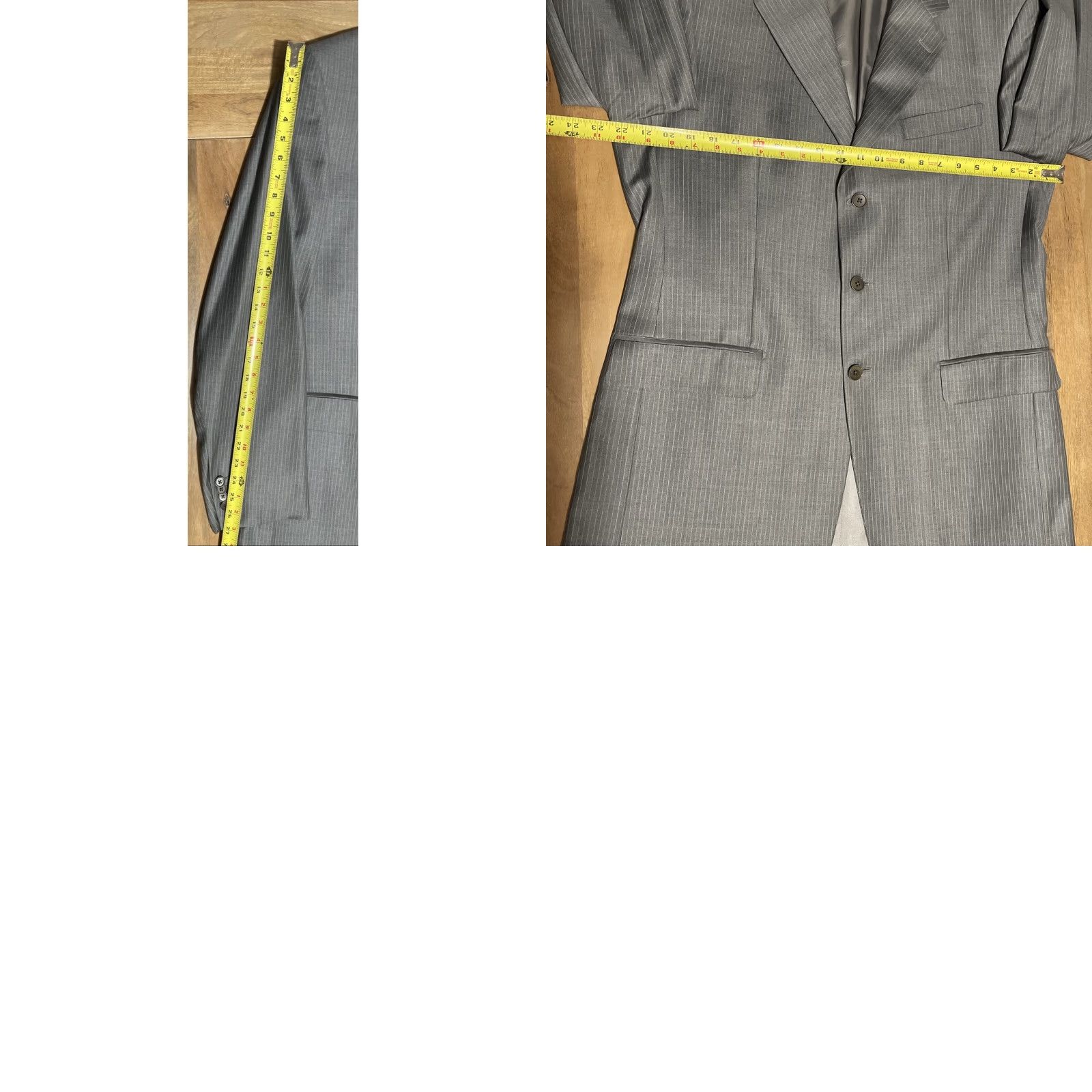 Ermenegildo Zegna Ermenegildo Zegna Blazer Men’s Single-Breasted 42L Wool Gray Notch Lapel Four-Button Viscose Lining Italy Size 42 Regular Vintage: No Size 42R - 8 Thumbnail