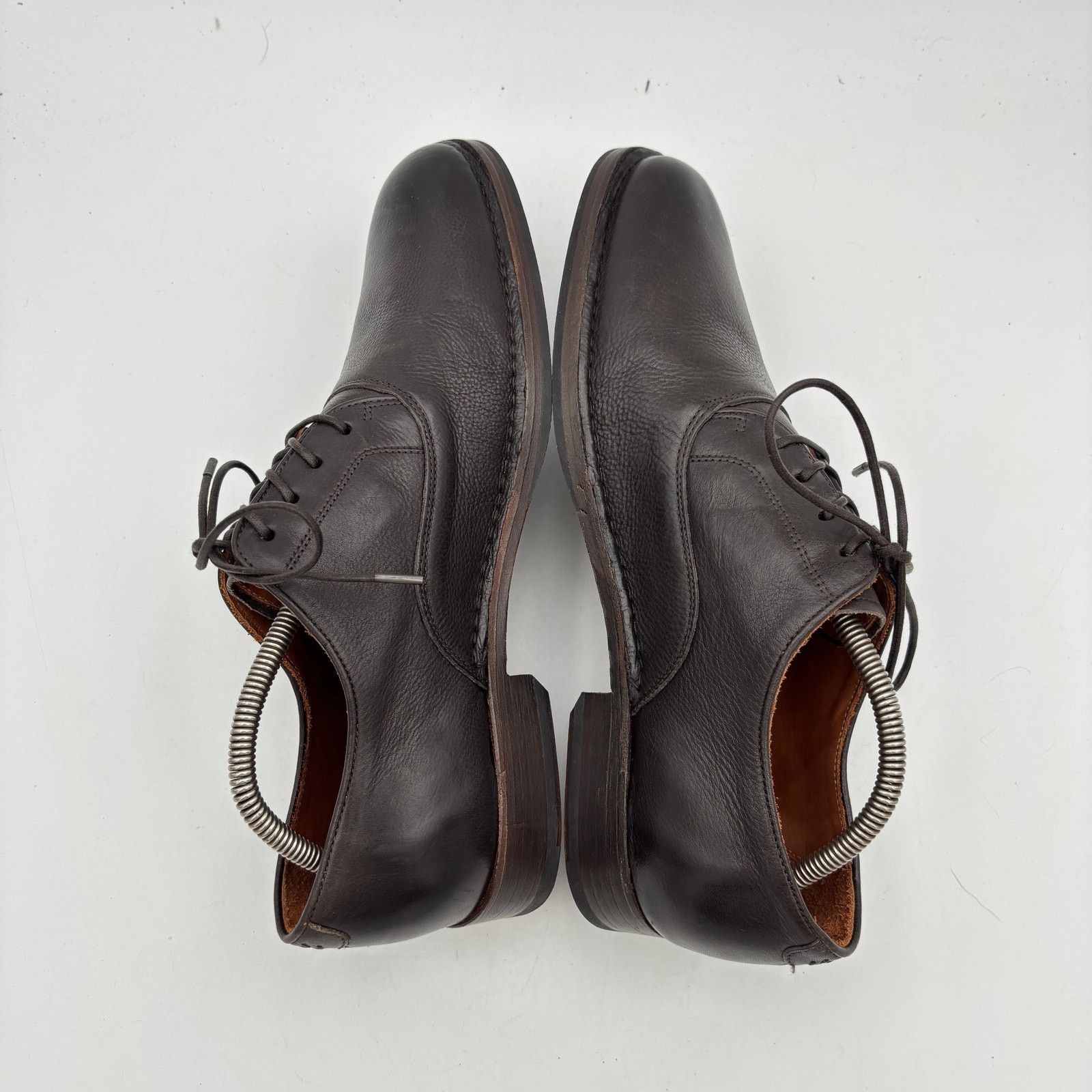John Varvatos John Varvatos Derby Shoes Men's 11 Brown Leather Oxfords Size US 11 / EU 44 - 6 Thumbnail