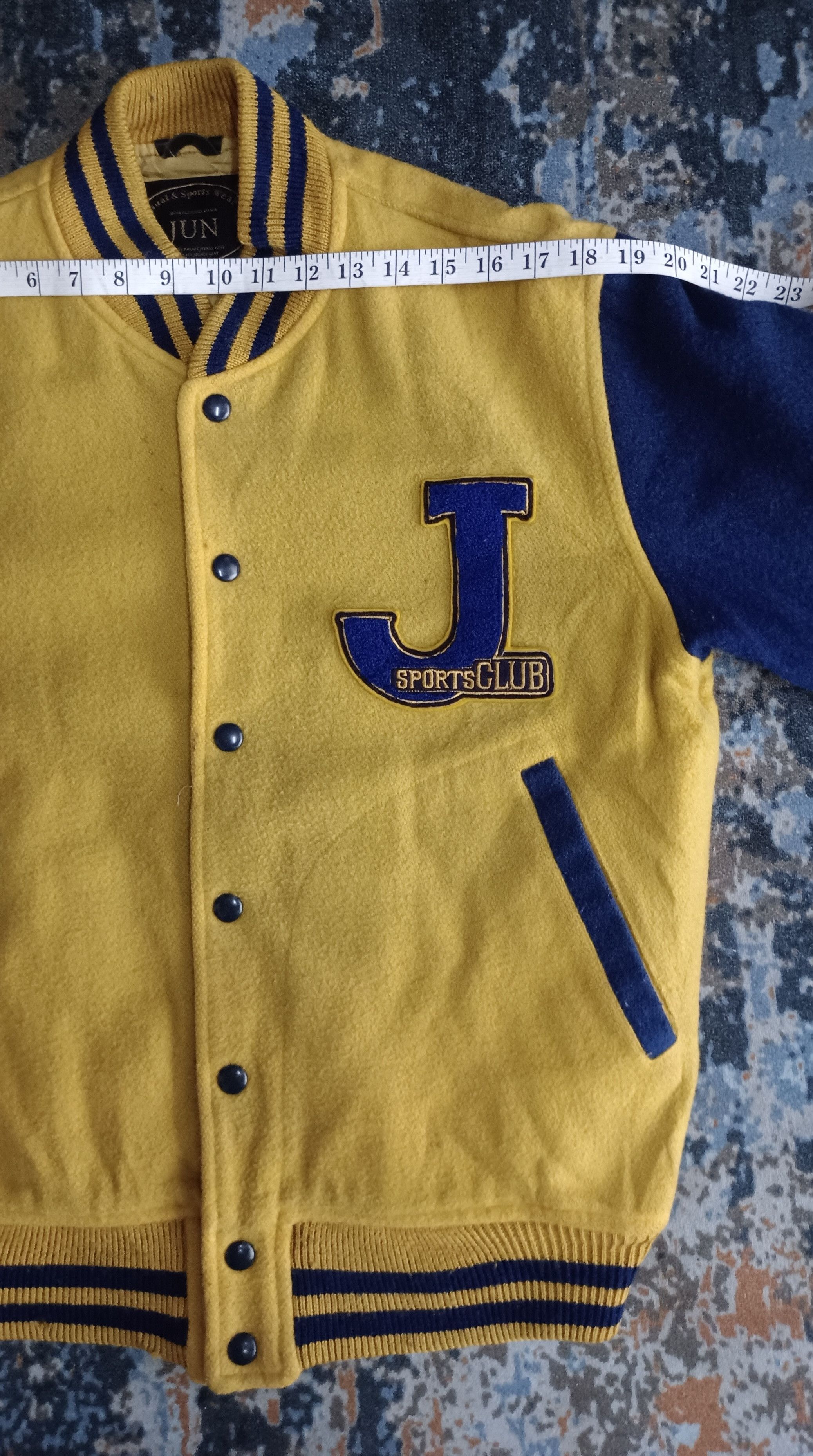 Japanese Brand × Jun Takahashi 80s🔥 Jun Sport Club by Jun Takahashi Varsity Jacket Size US M / EU 48-50 / 2 - 12 Thumbnail