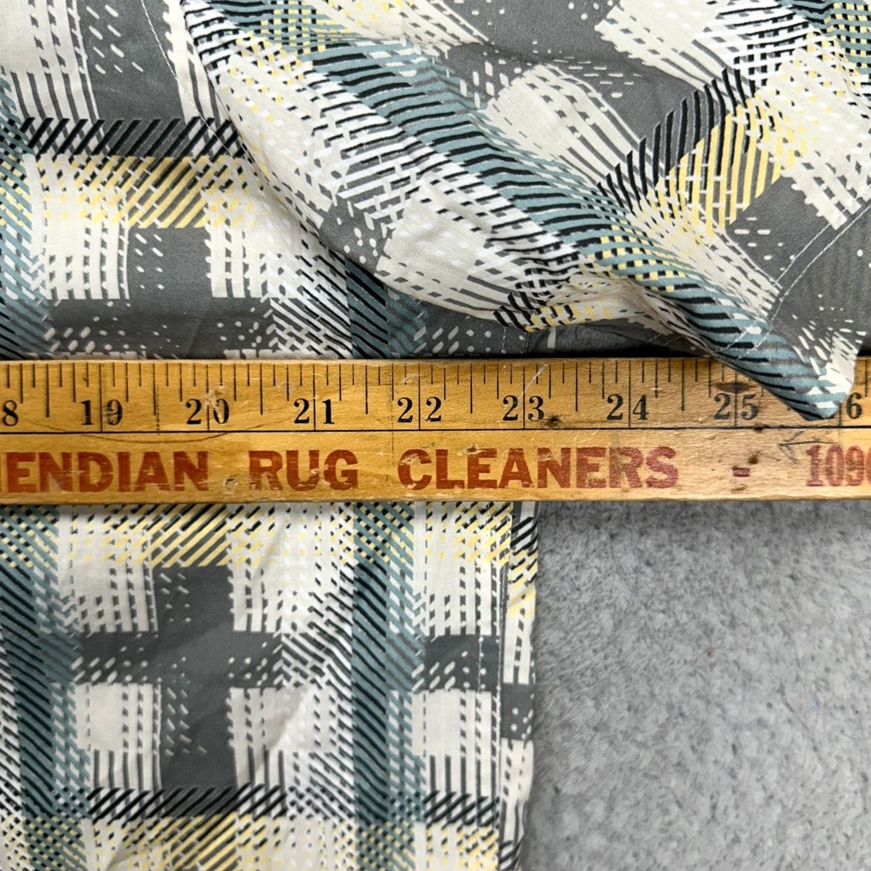 J Brand Goodman Brand Adult Men Button Up Shirt XL Gray Yellow Plaid Short Sleeve Casual Size US XL / EU 56 / 4 - 6 Thumbnail