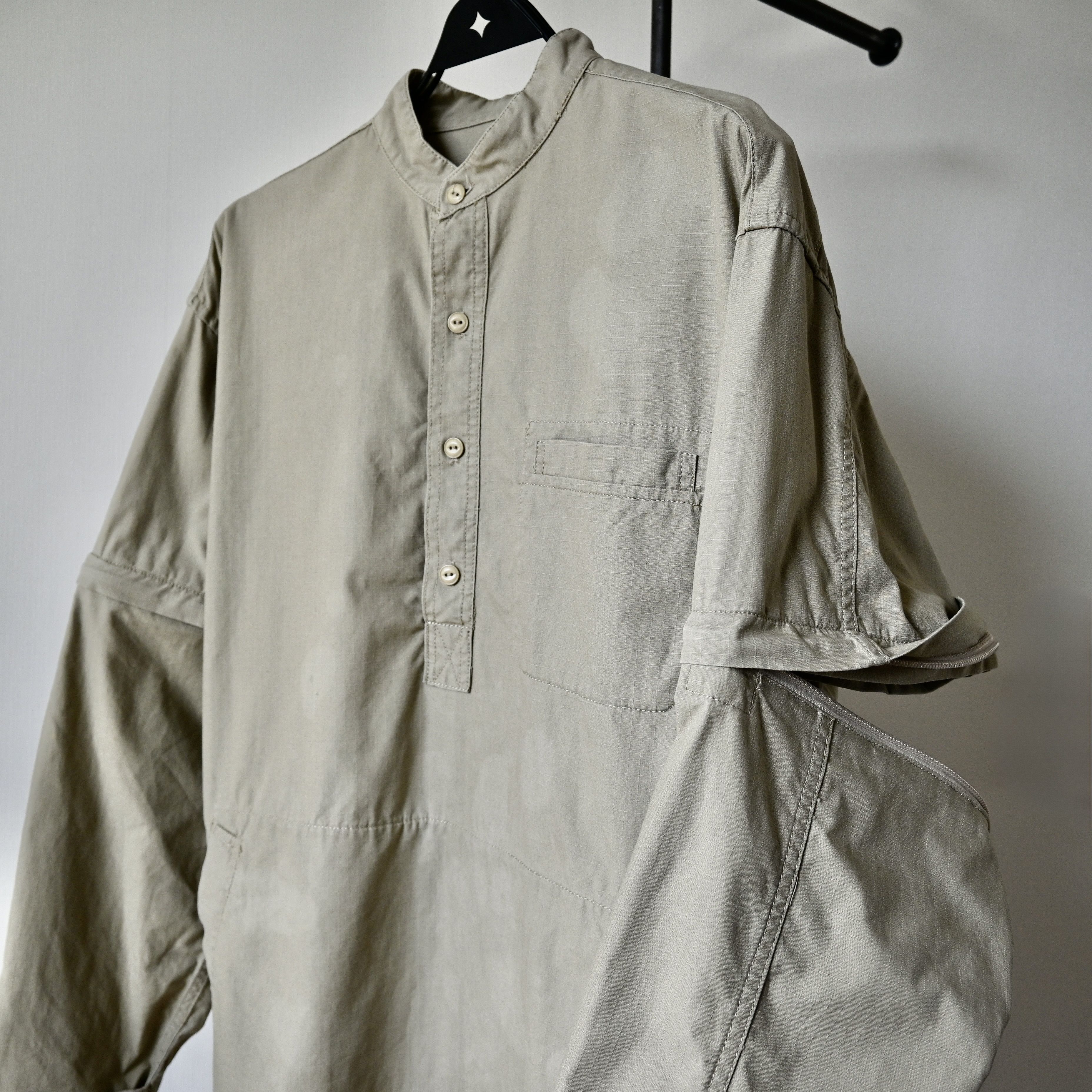 Beams Japan VTG 1990-2000s BEAMS 2-way sleeve pullover military jacket Size US L / EU 52-54 / 3 - 6 Thumbnail