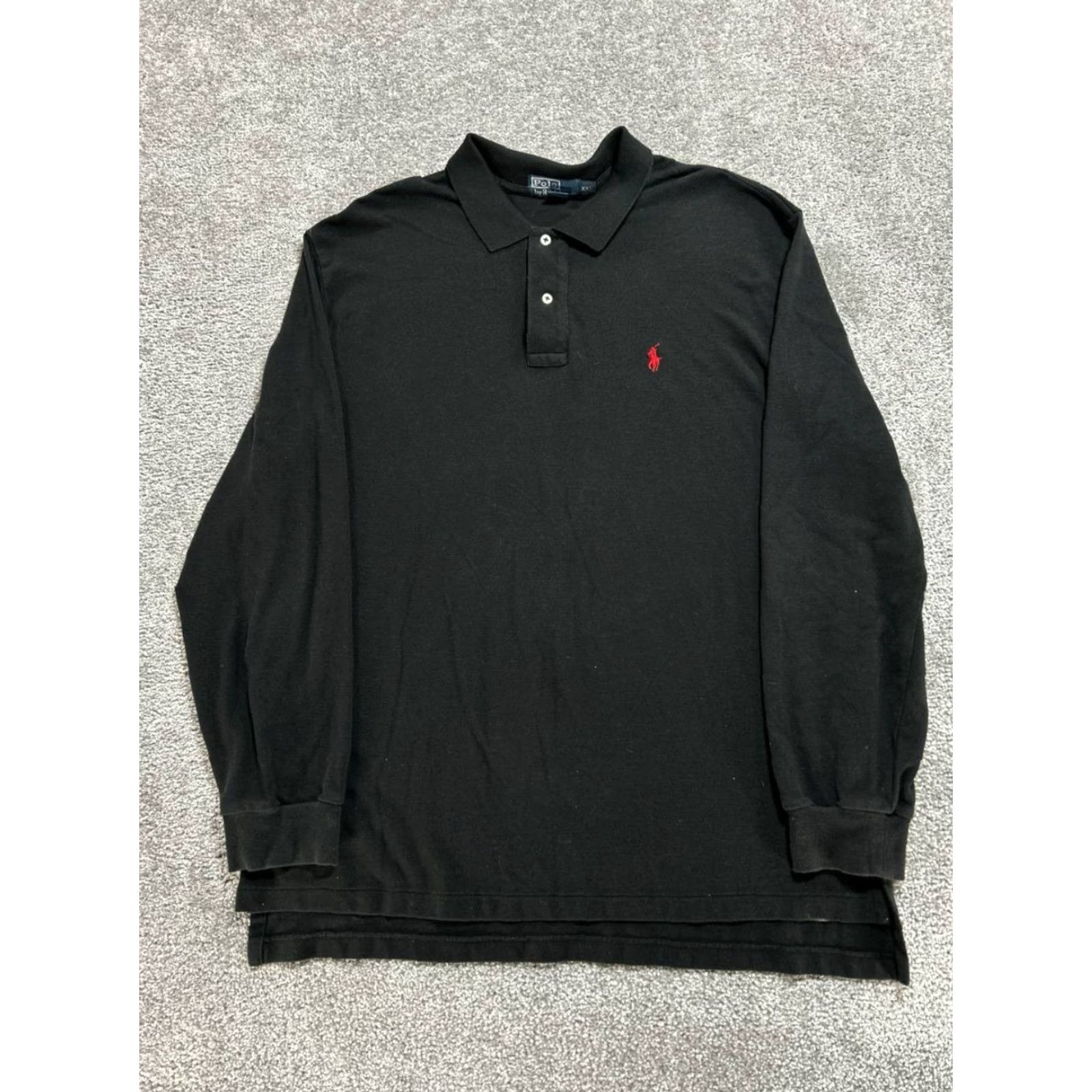 Polo Ralph Lauren Polo Shirt Mens XXL Black Cotton Polo By Ralph Lauren Short Sleeve Casual Wear Button Collar Knit Chest 52 Modern Golf Regular Pants? Size US XXL / EU 58 / 5 - 2 Thumbnail
