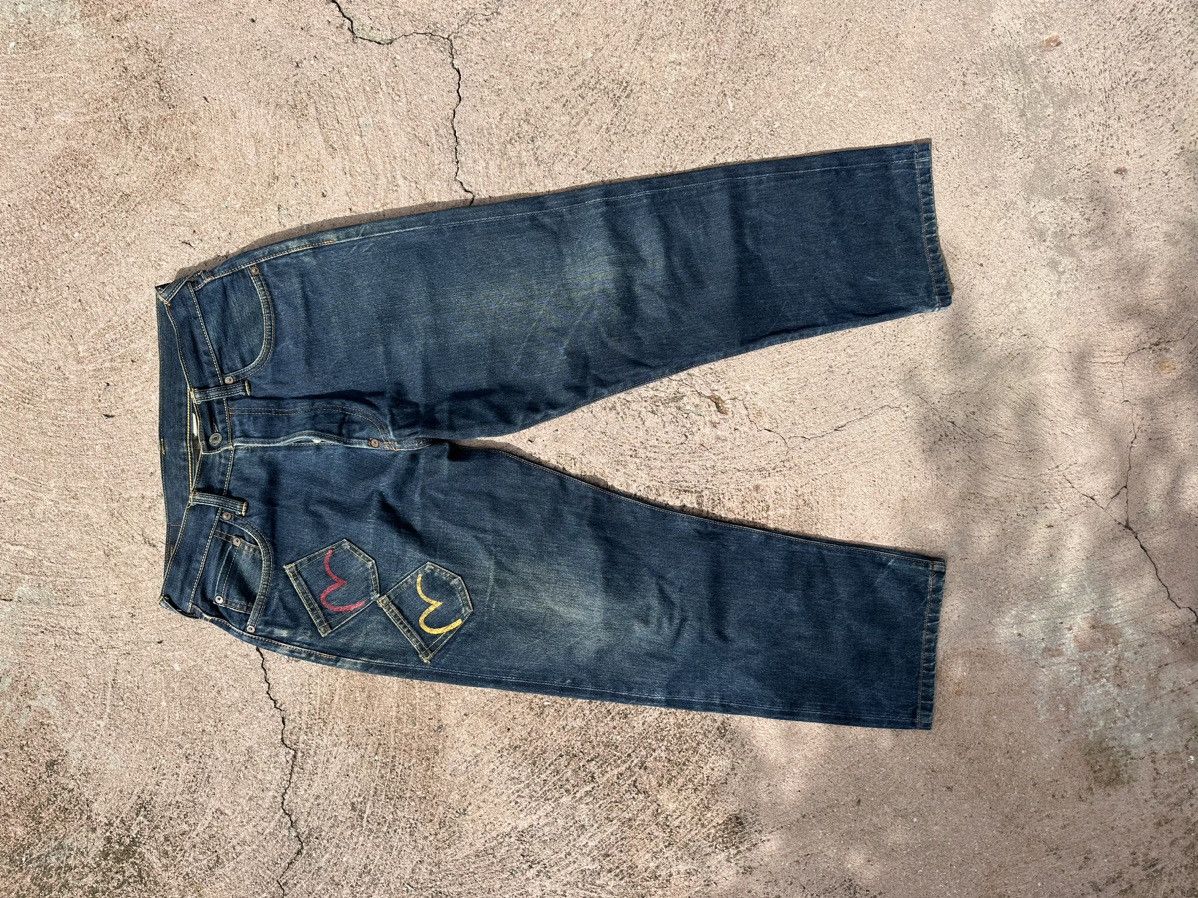 Evisu × Japanese Brand Evisu Multi Pocket Jeans Denim Navy Size US 30 / EU 46 - 6 Thumbnail