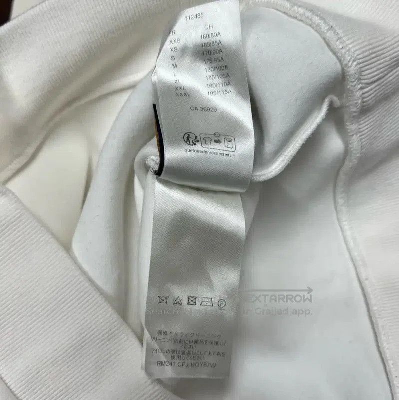 Louis Vuitton Louis Vuitton White Cotton Men's Hoodie . Size US M / EU 48-50 / 2 - 8 Thumbnail