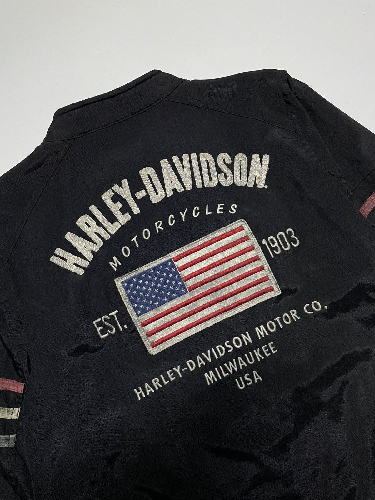 Harley Davidson × Vintage Harley Davidson Colton Motorcycle Casual Canvas jacket Size US L / EU 52-54 / 3 - 3 Thumbnail