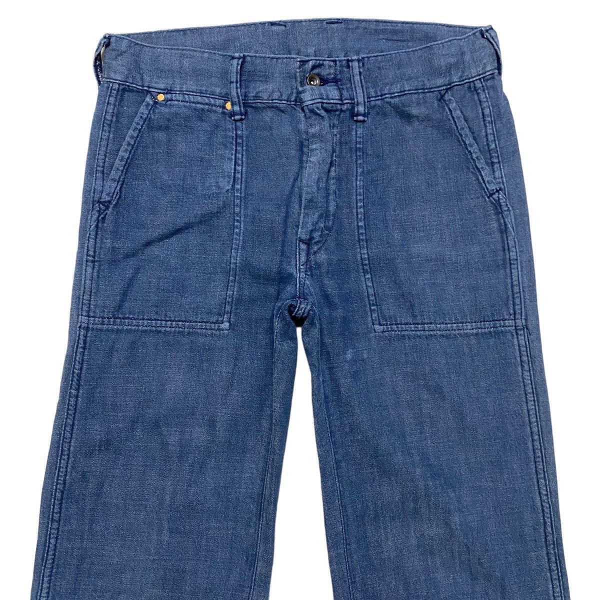 45rpm 45rpm Denim Flare Fatigue Pant Size 29" - 3 Thumbnail
