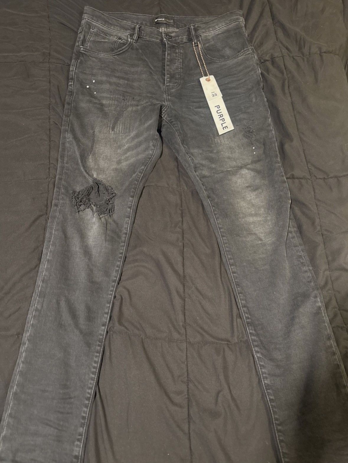 Purple Men's Purple Brand Skinny Jeans Size 33 Style P002 New Size US 33 - 1 Thumbnail