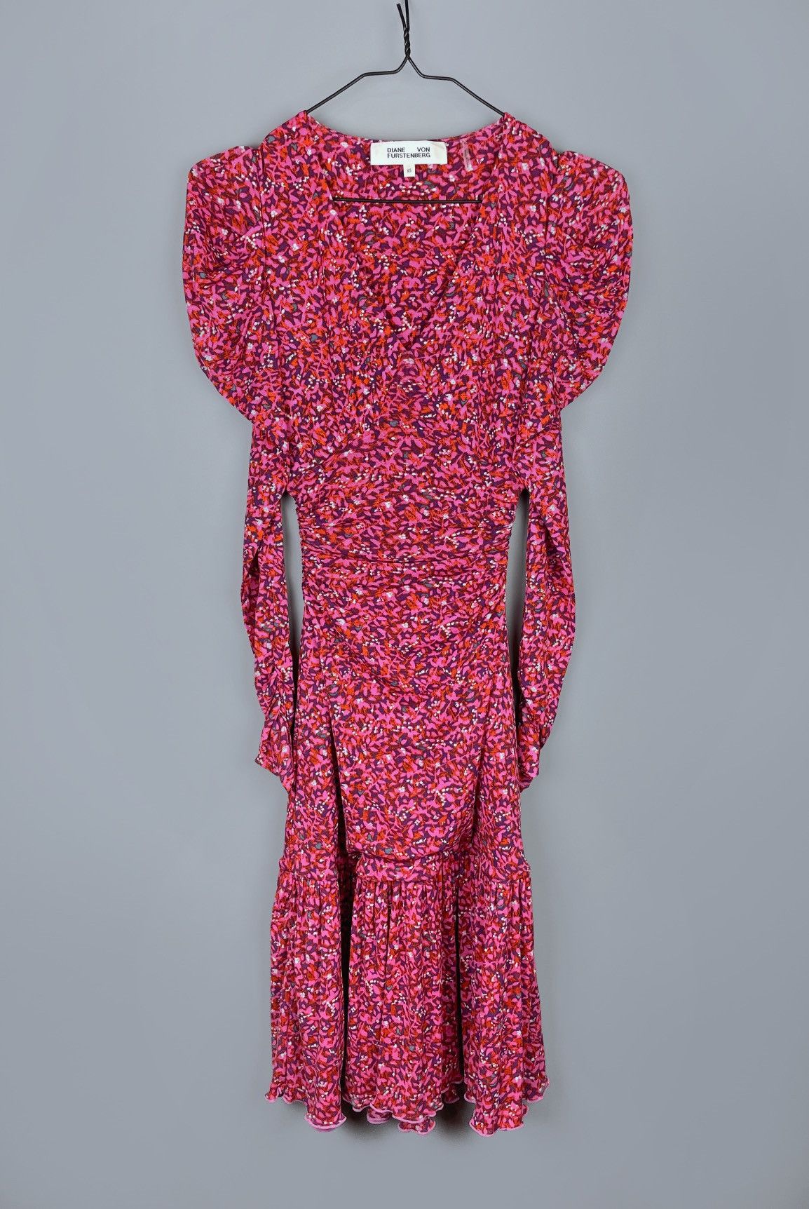 Diane von Furstenberg DIANE VON FURSTENBERG Alyssa Ruched Mini Dress Size XS Size XS / US 0-2 / IT 36-38 - 4 Thumbnail