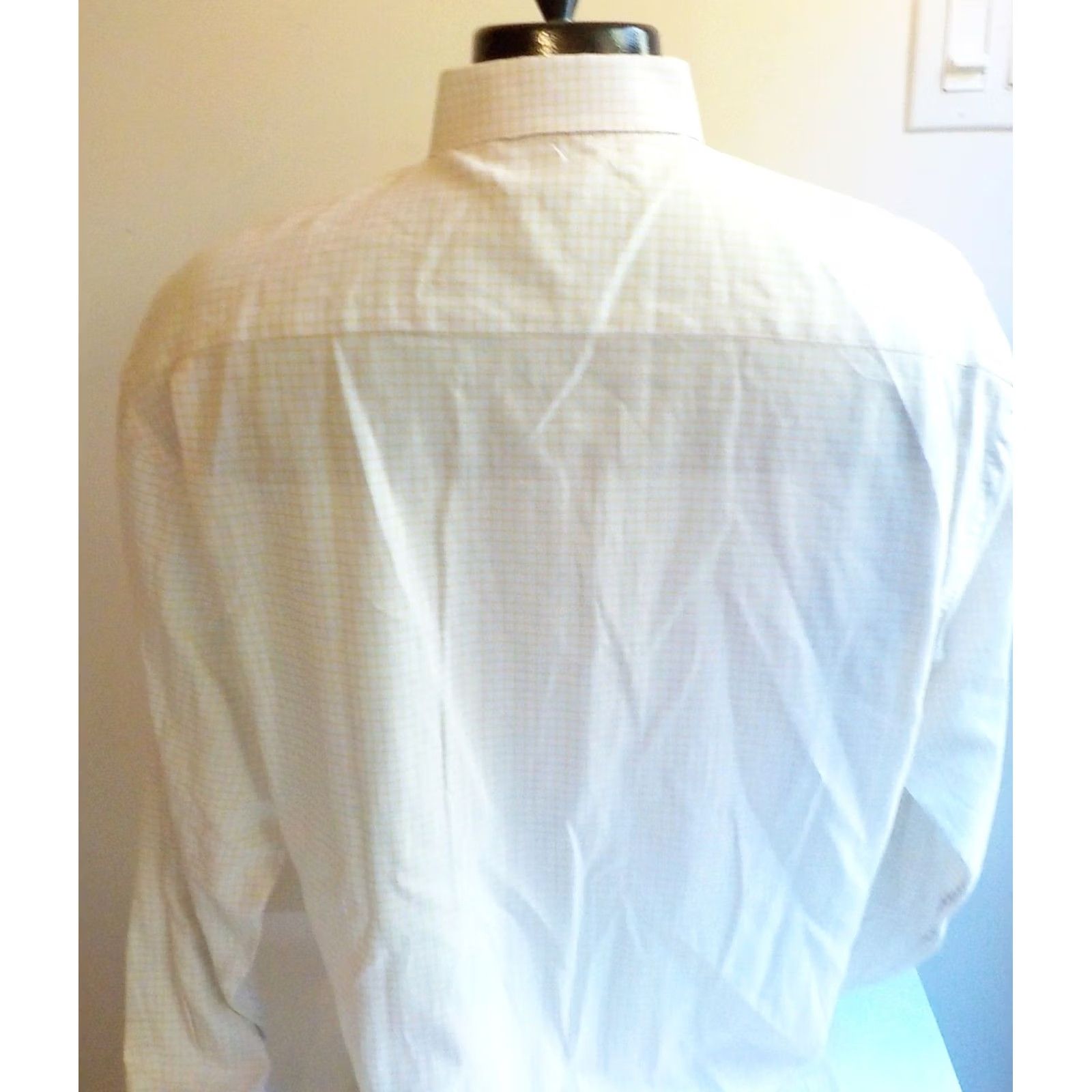 Robert Talbott VINTAGE Robert Talbott LS Buttoned Down Checkered Shirt LT White Yellow Orange Button-Up Mens Long Sleeve Cotton Size LT Size US L / EU 52-54 / 3 - 4 Thumbnail