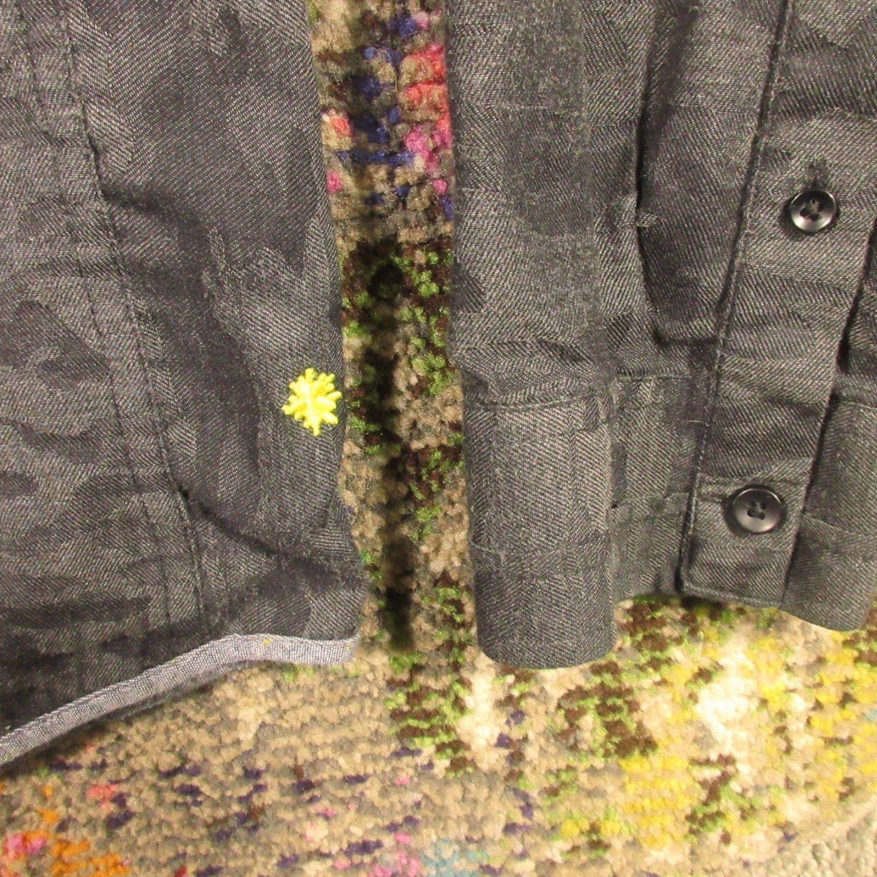 Vintage VINTAGE DESCENDANT OF THIEVES Button Shirt Mens L Camouflage Limited Edition Reversable Collar Size US L / EU 52-54 / 3 - 6 Thumbnail