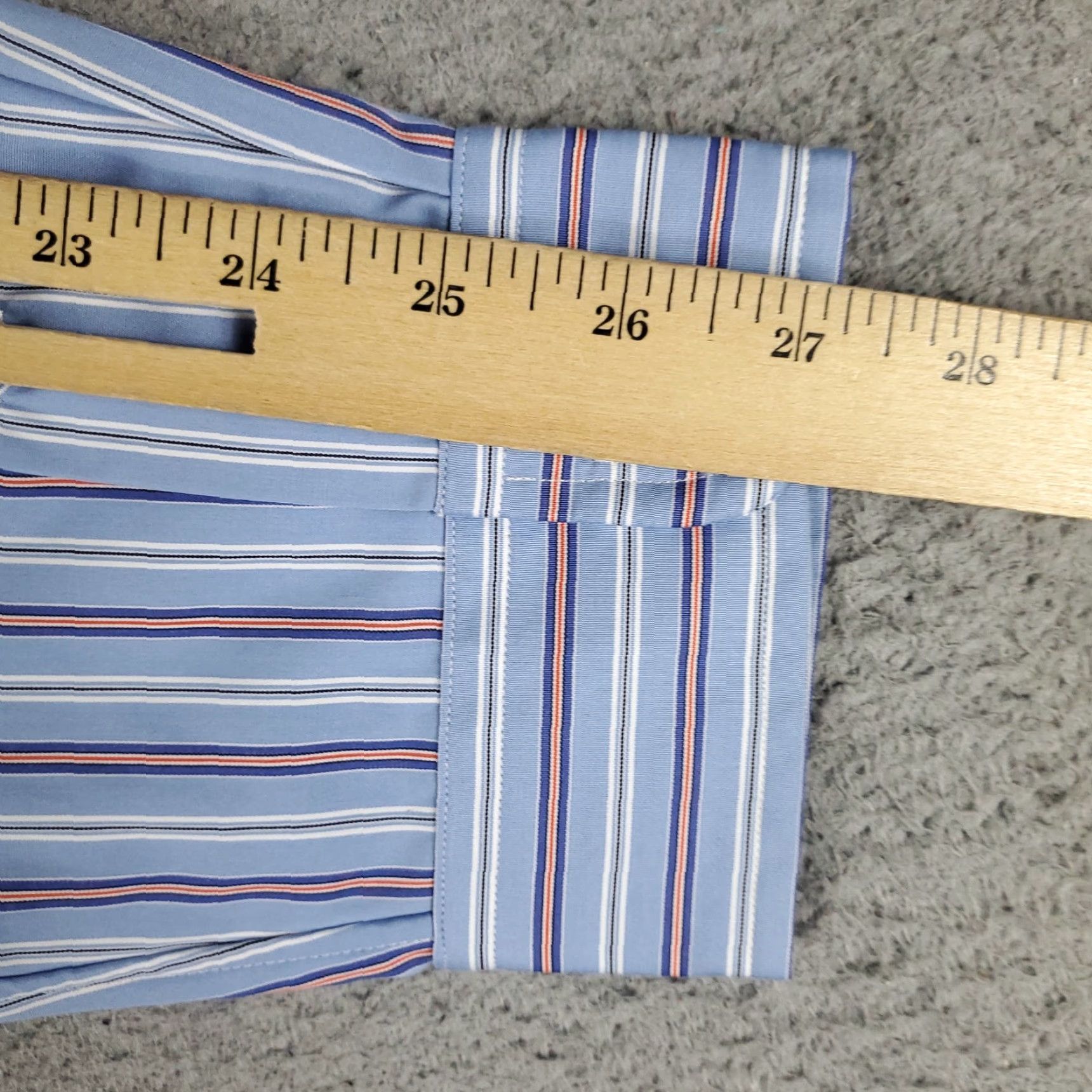 Ralph Lauren Ralph Lauren Button-Up Shirt Mens 2XL Blue Striped Custom Fit Long Sleeve Size US XXL / EU 58 / 5 - 7 Thumbnail