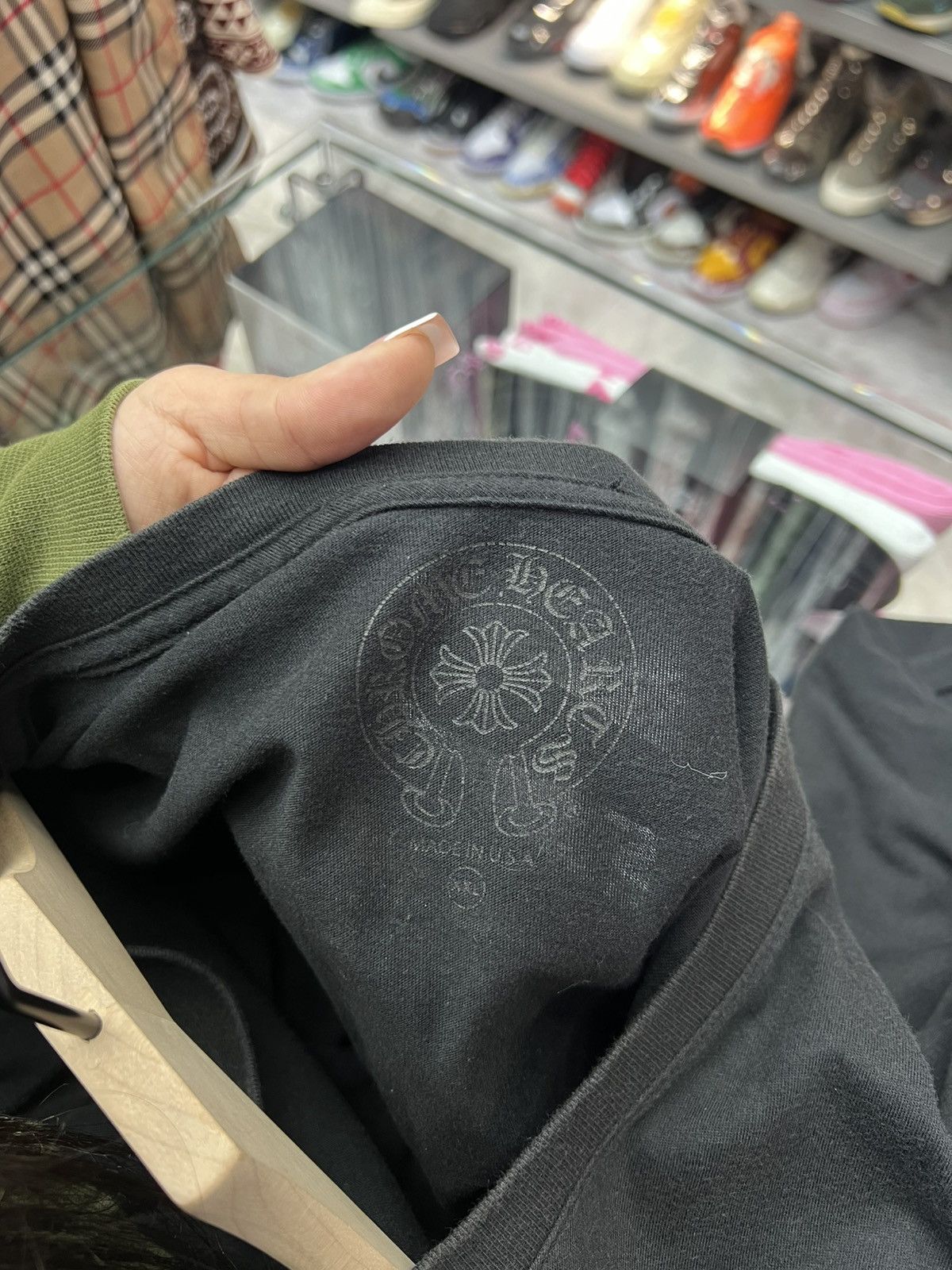 Chrome Hearts Chrome Hearts Orange/Black Staff Long Sleeve Size US XXL / EU 58 / 5 - 5 Thumbnail