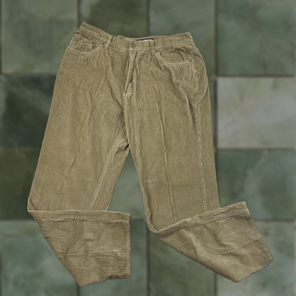 Vintage Vintage 212 Degree Burgundy Corduroy Pants Adult 38x32 Tan Baggy Skater Y2K Size US 38 / EU 54 - 1 Thumbnail