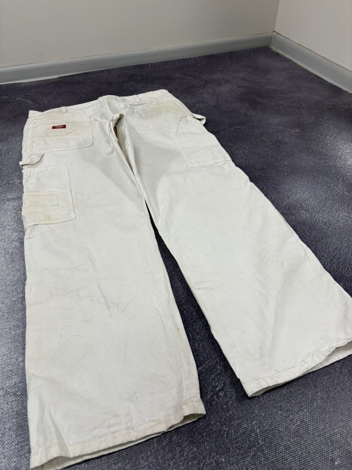 Dickies Vintage Dickies USA White Work Carpenter Hype Baggy Pants Size US 38 / EU 54 - 4 Thumbnail