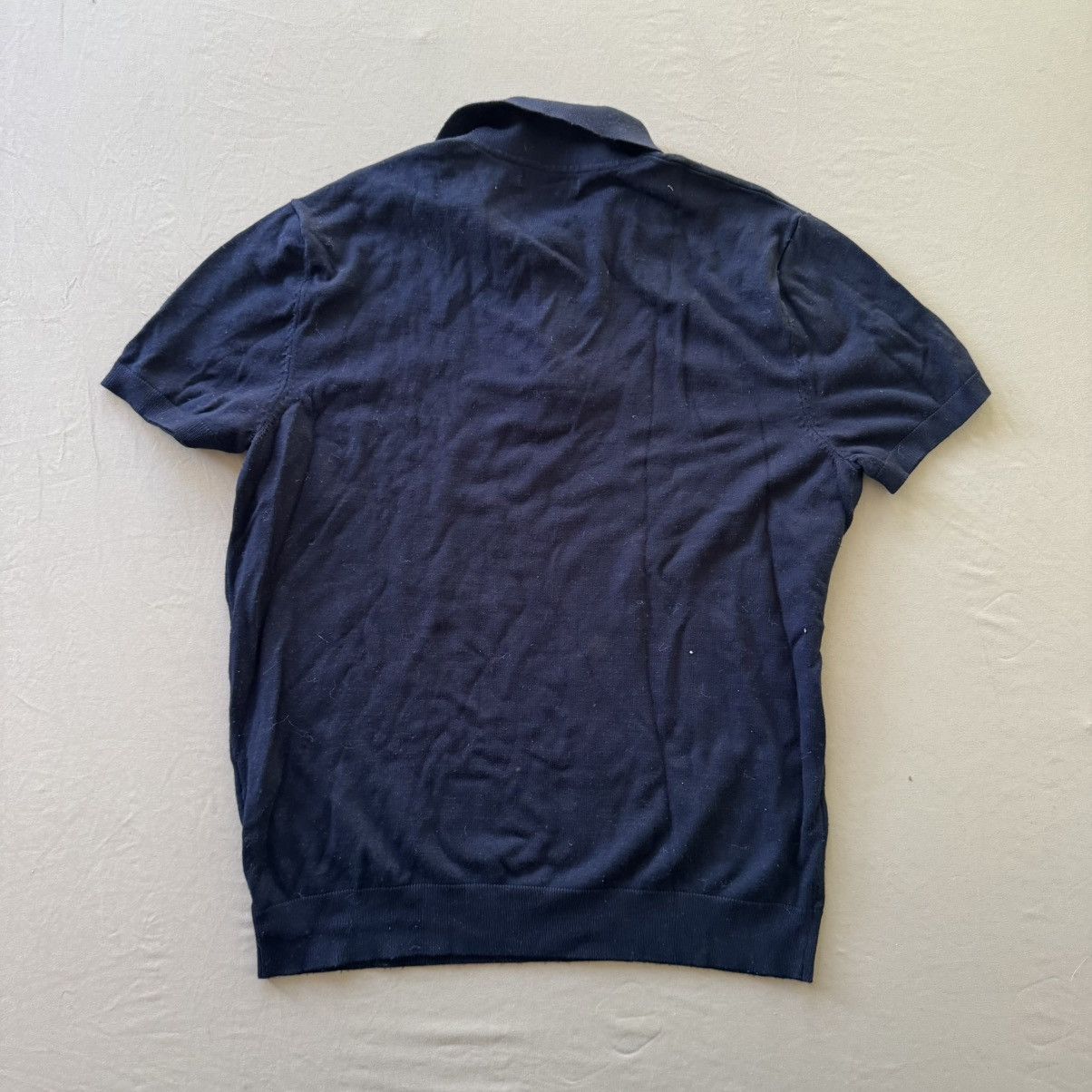 Designer × Vintage × Zara Zara KNIT POLO SHIRT Size US L / EU 52-54 / 3 - 2 Thumbnail
