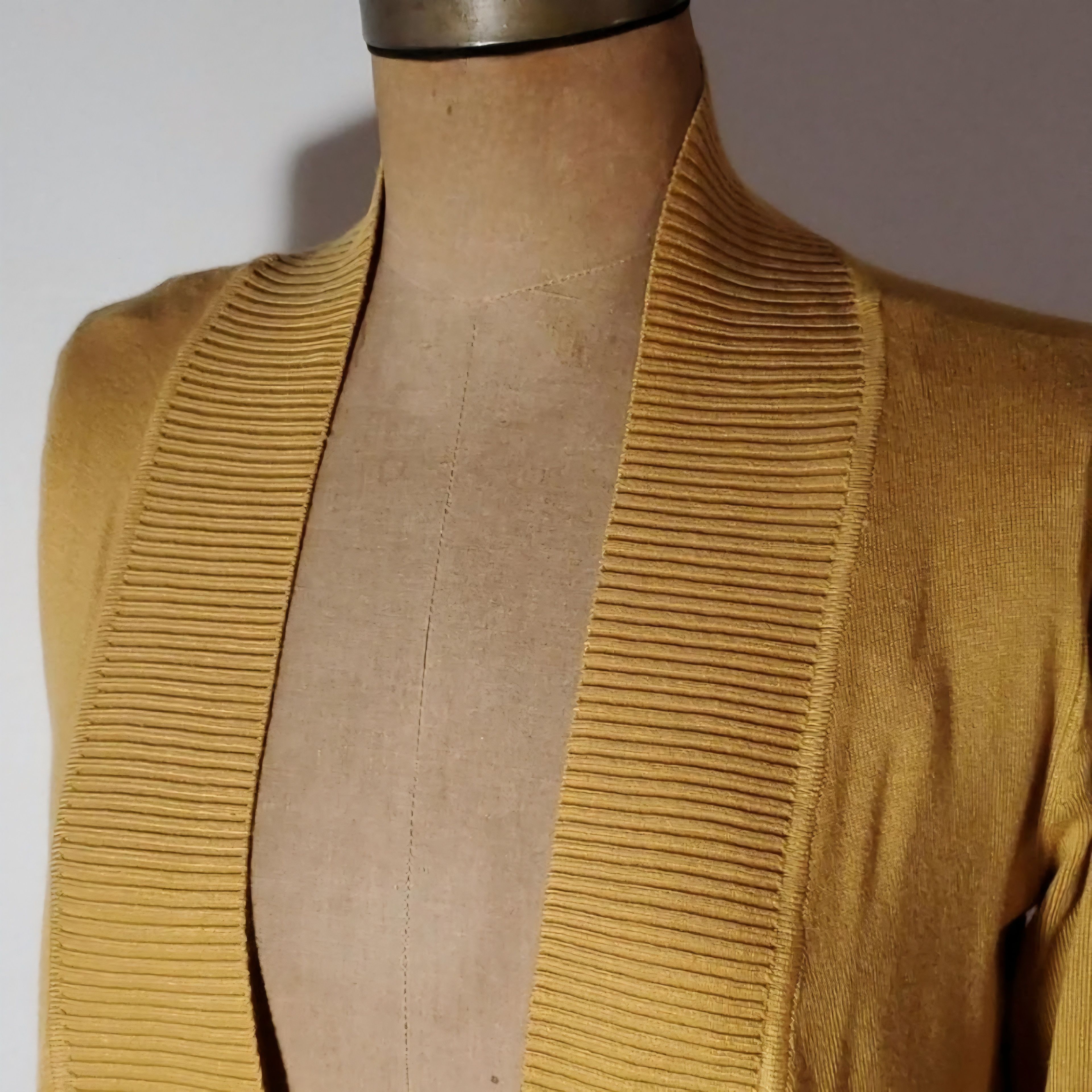 Other Cielo Size S/M Cardigan Yellow Gold Dandelion Open Front Size M / US 6-8 / IT 42-44 - 3 Thumbnail
