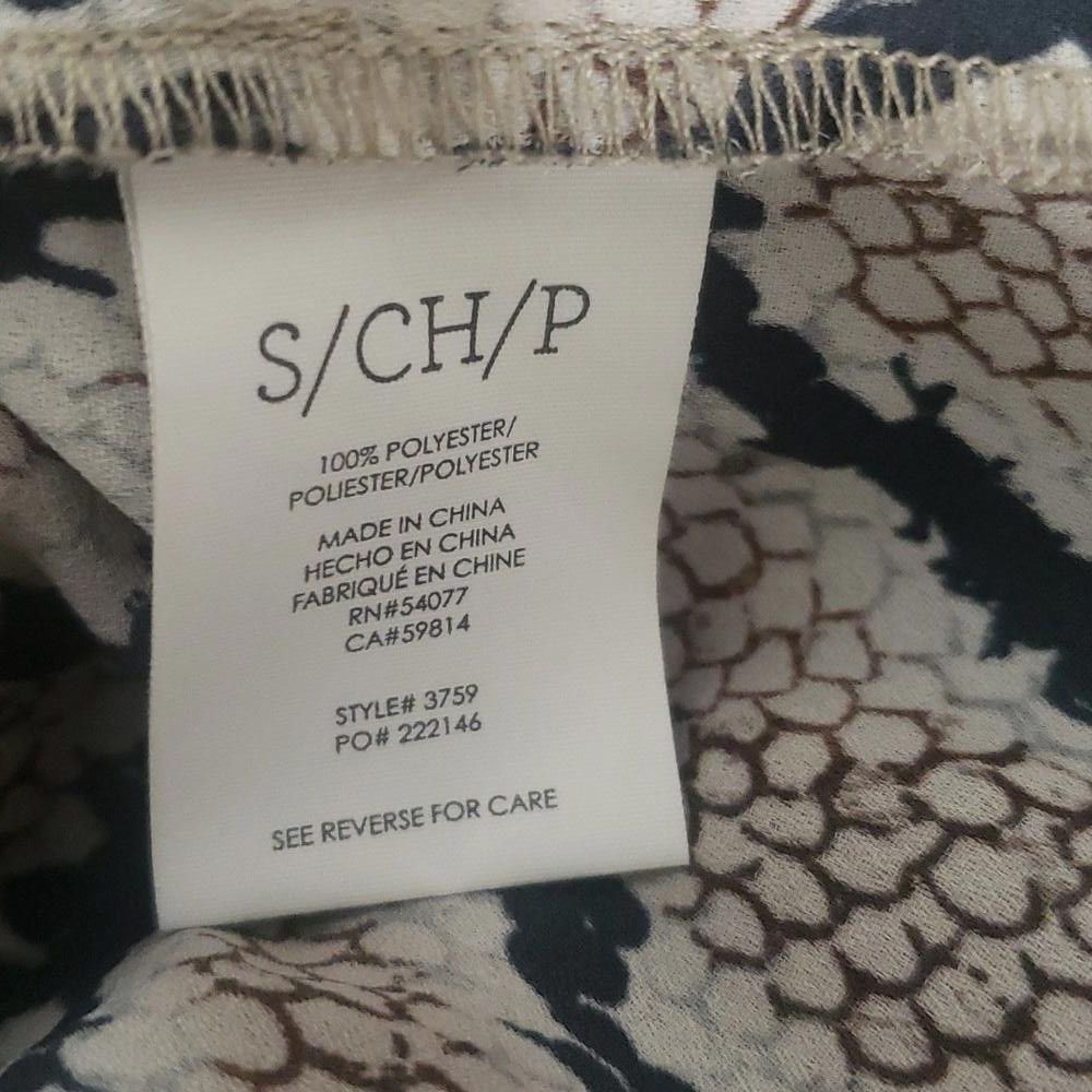 Designer CT889 Cabi Snake Print Long Sleeve Blouse S Size S / US 4 / IT 40 - 5 Thumbnail