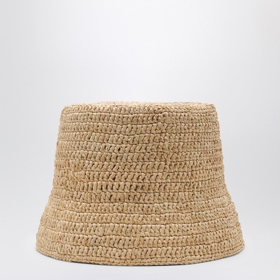 Loewe o1d2blof0824 Size: 57 / Natural Raffia Bucket Hat in Beige Size ONE SIZE - 2 Thumbnail
