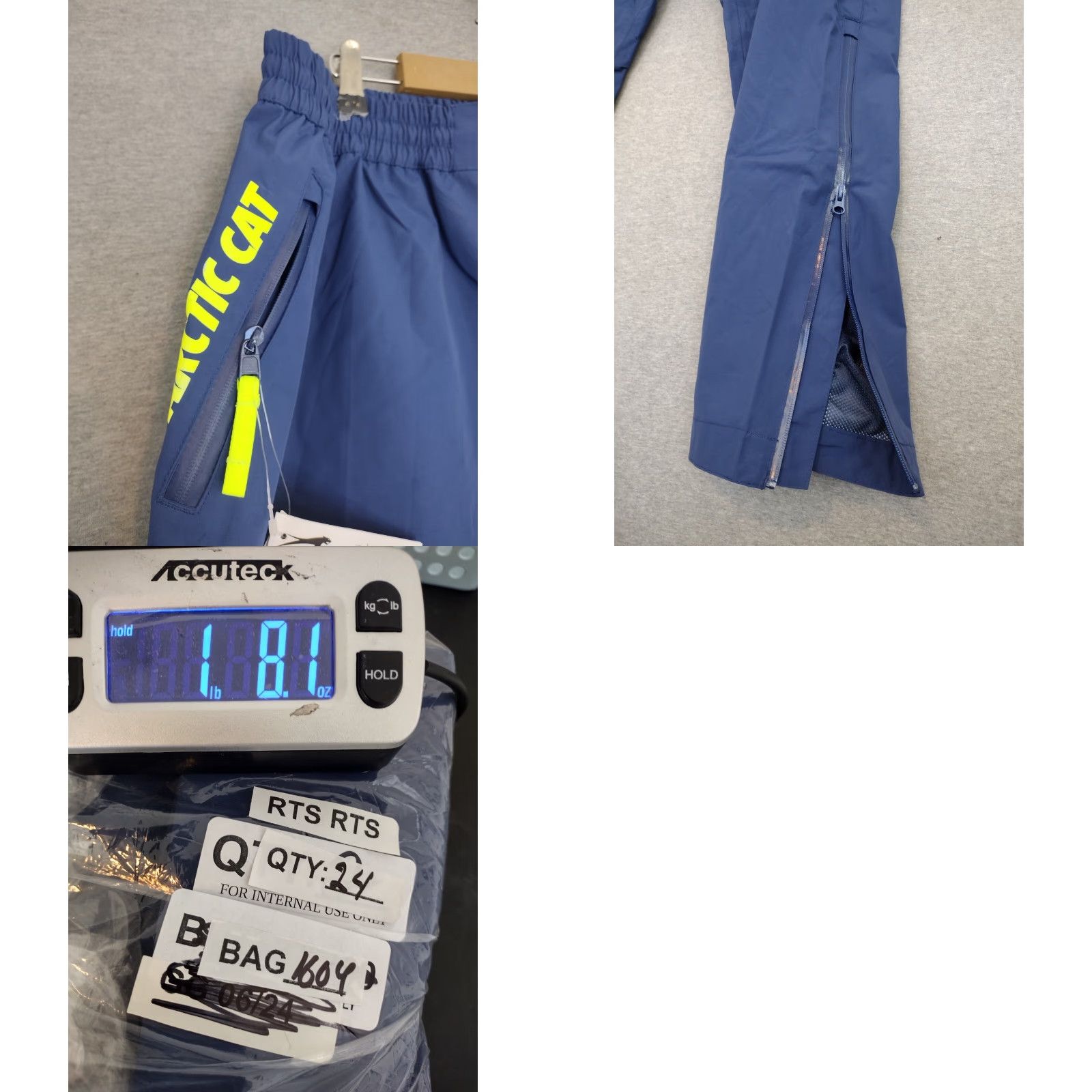 Vintage Arcticwear Men’s Rain Waterproof Pants 2XL Waist 38-45 Blue Arctic Cat Regular Size US 39 - 8 Thumbnail