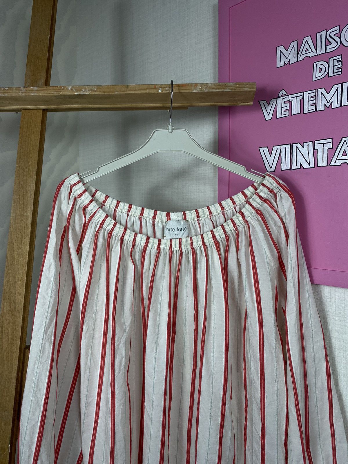 forte_forte Forte Forte Voile Off Blouse Size S / US 4 / IT 40 - 3 Thumbnail