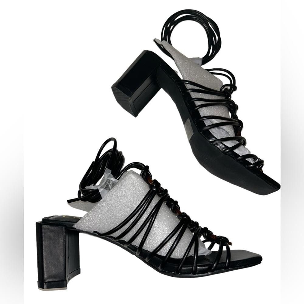 Lulus Lulus l NWT Finu Lace Up Heeled Sandals Size 6 Size US 6 / IT 36 - 5 Thumbnail